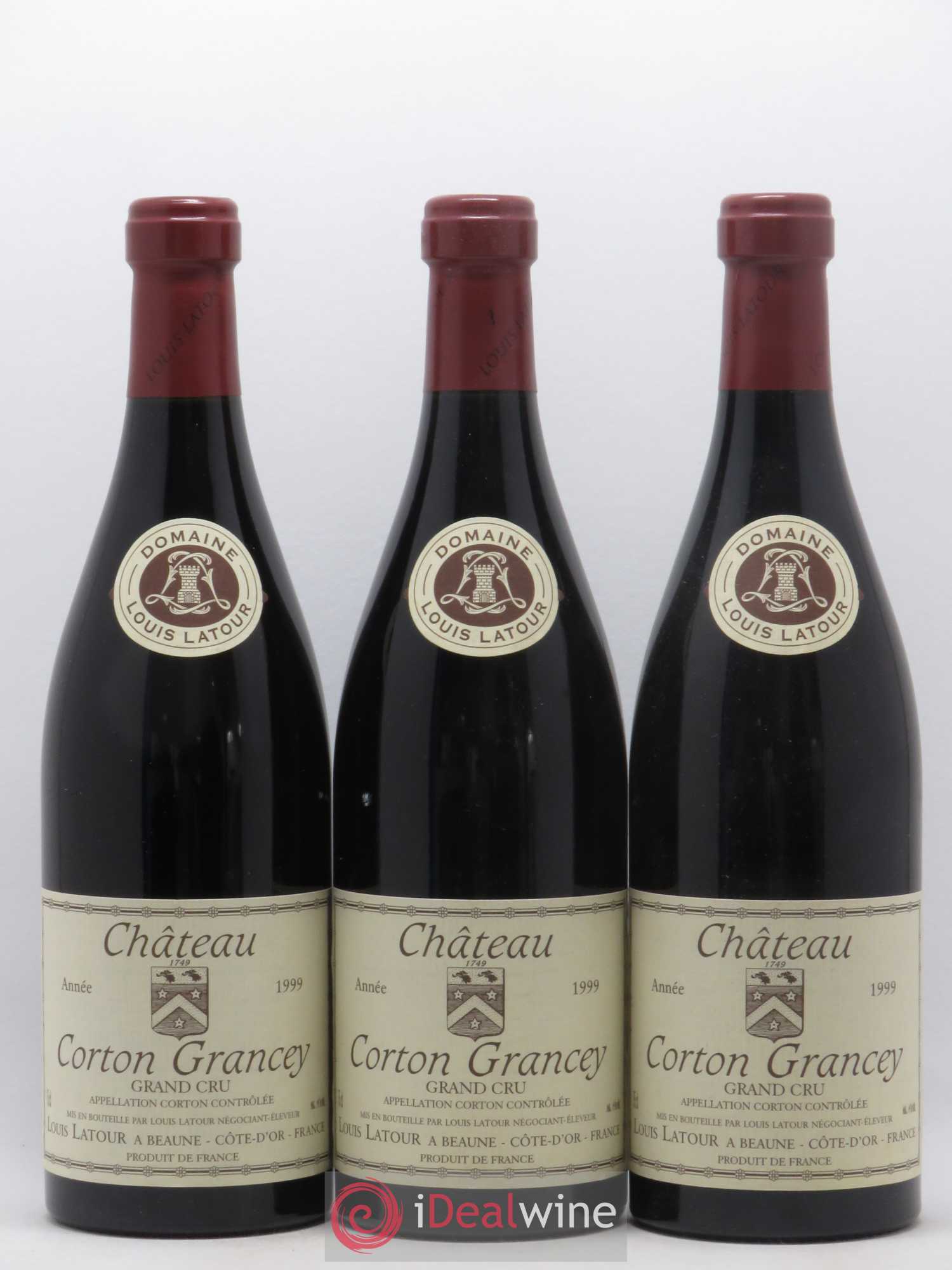 Corton Grand Cru Château Corton Grancey Louis Latour 1999 - Lot de 6 bouteilles - 1
