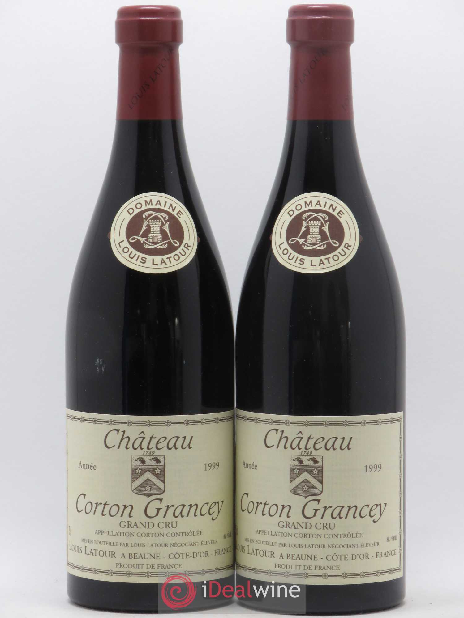 Corton Grand Cru Château Corton Grancey Louis Latour 1999 - Lot de 2 bouteilles - 0