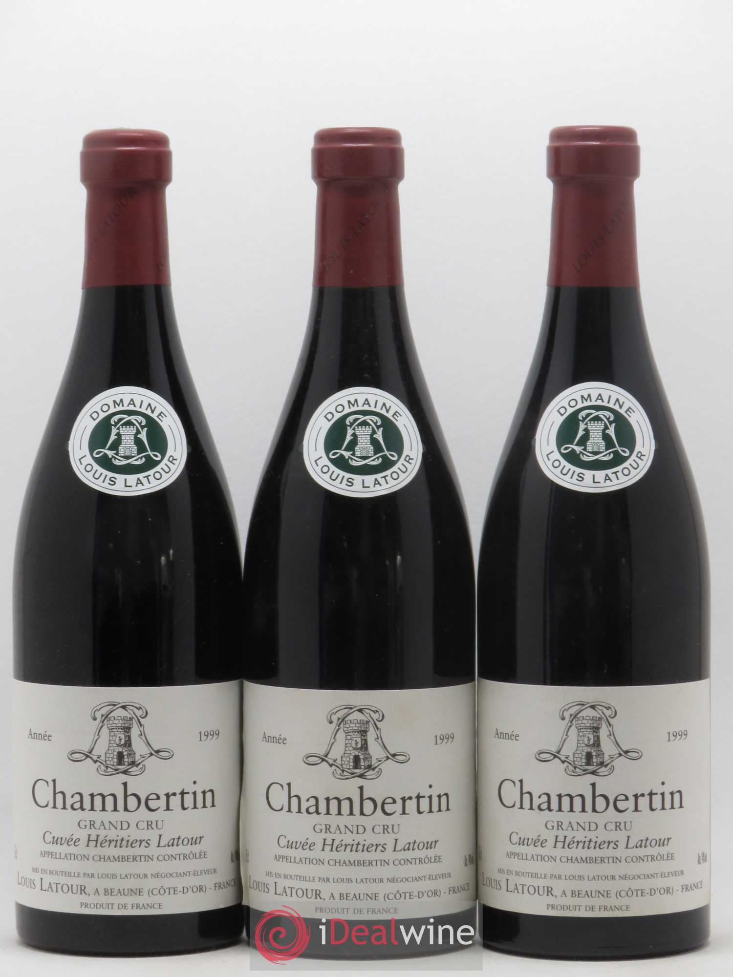Chambertin Grand Cru Cuvée Héritiers Latour Louis Latour 1999 - Lot de 12 bouteilles - 2