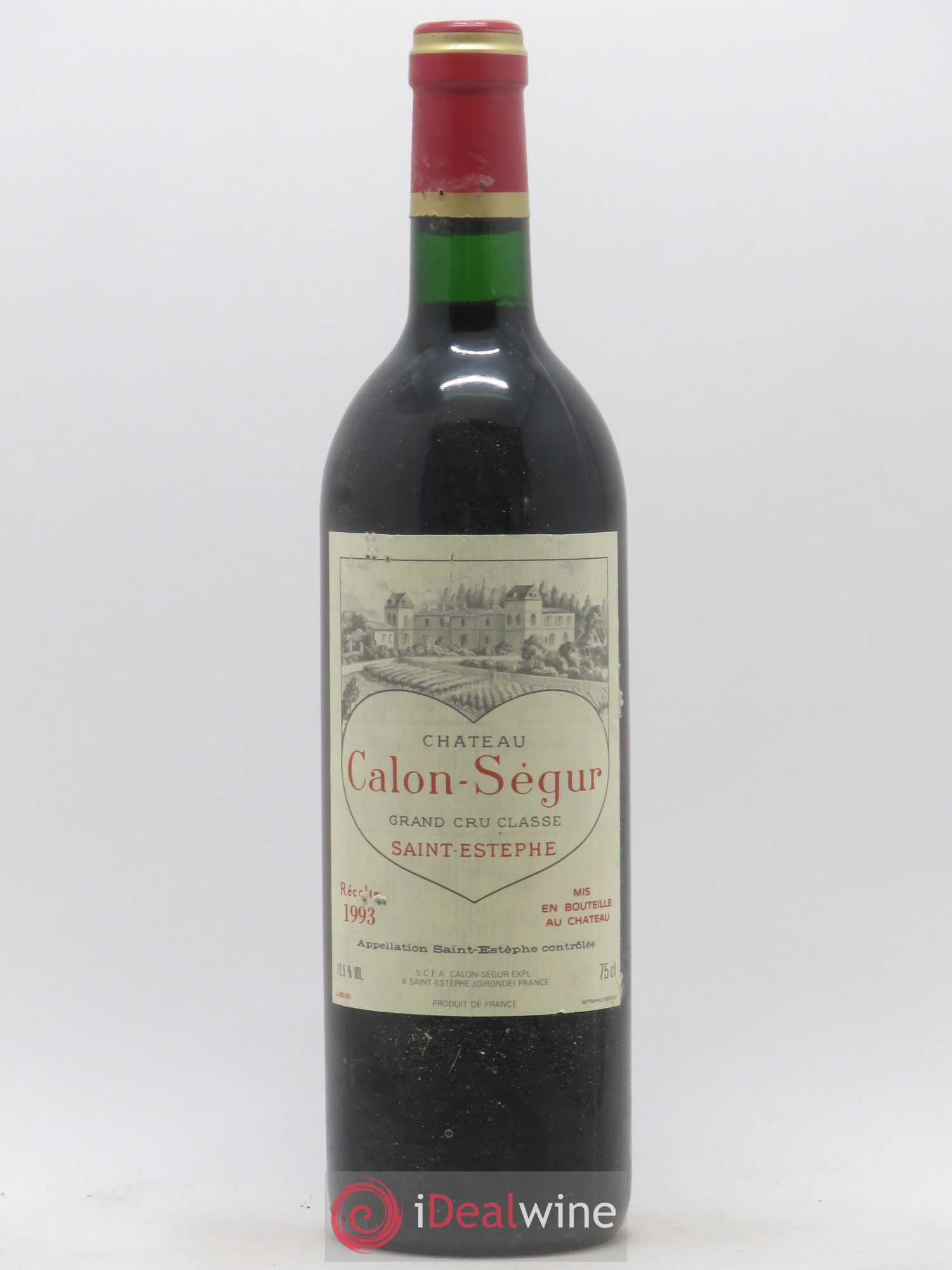 Château Calon Ségur 3ème Grand Cru Classé 1993 - Lot de 1 bouteille - 0