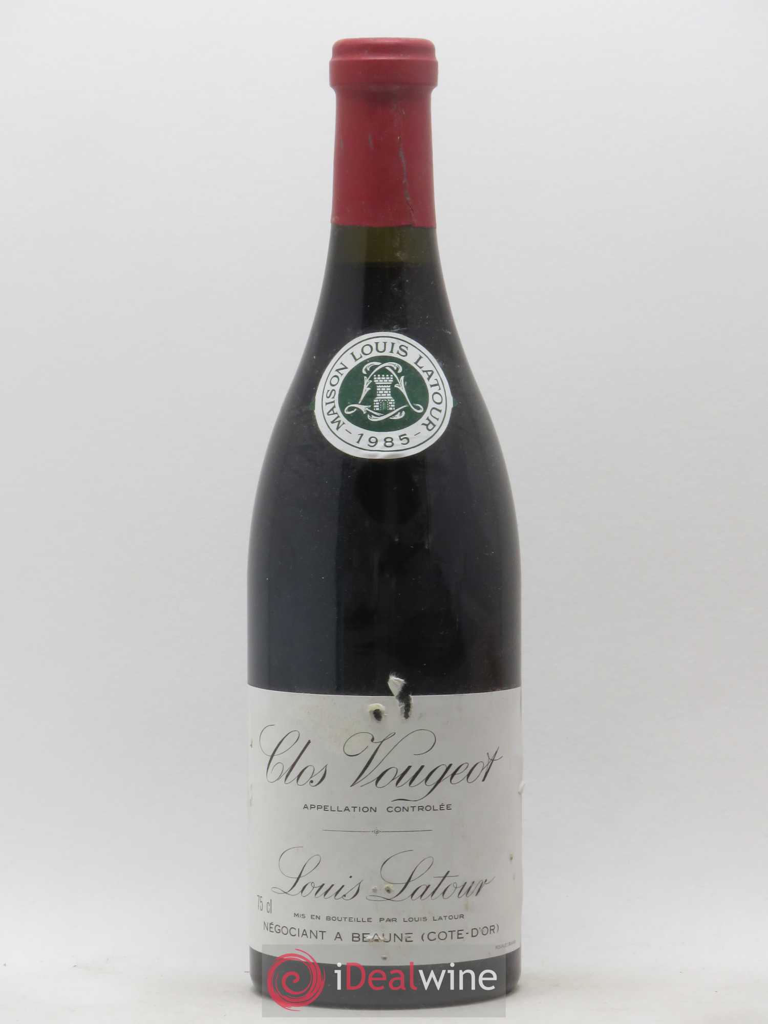 Clos de Vougeot Grand Cru Louis Latour 1985 - Lot de 1 bouteille - 0