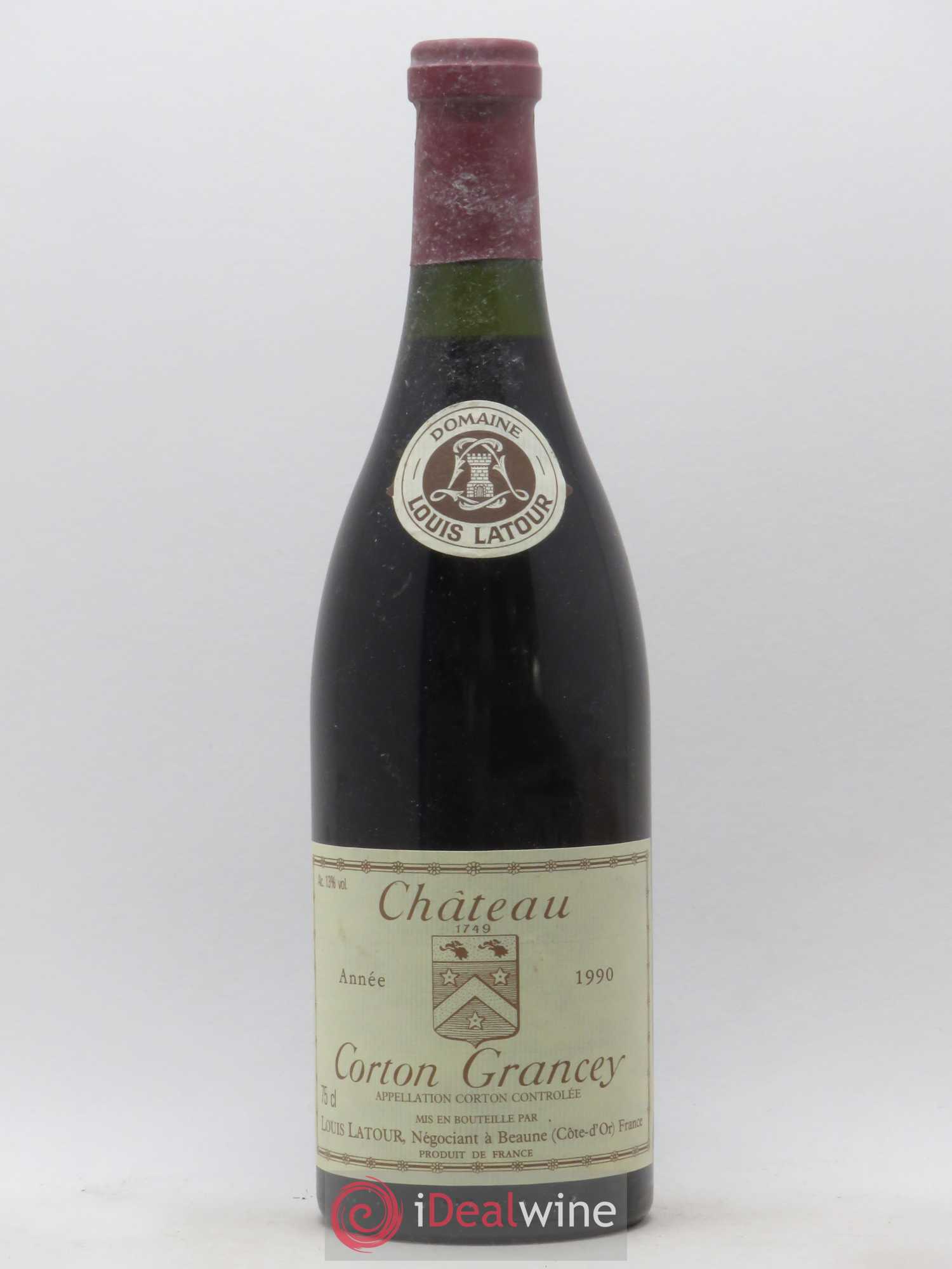 Corton Grand Cru Château Corton Grancey Louis Latour 1990 - Lot de 1 bouteille - 0