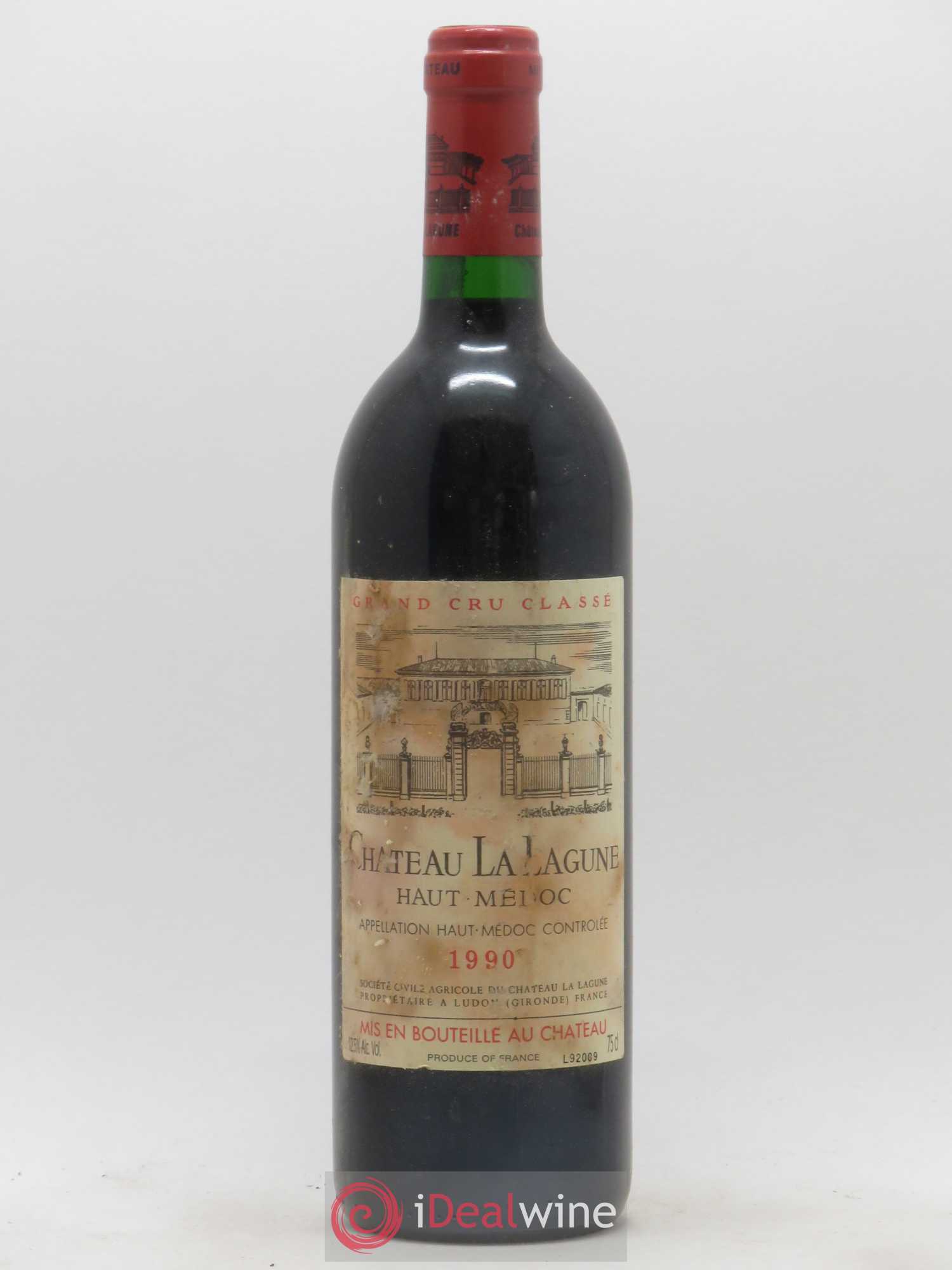 Château la Lagune 3ème Grand Cru Classé 1990 - Lot de 1 bouteille - 0