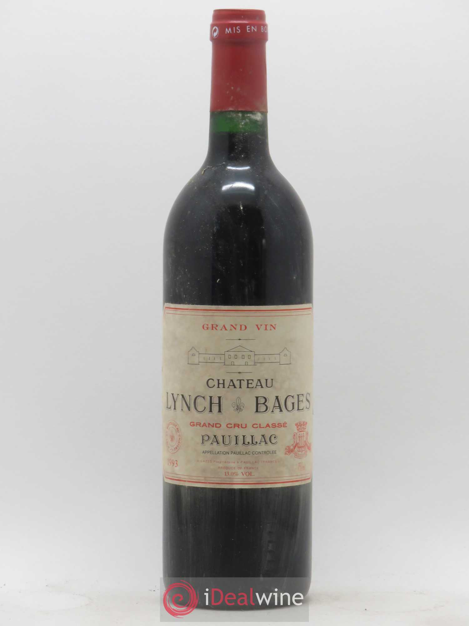 Château Lynch Bages 5ème Grand Cru Classé 1993 - Lot de 1 bouteille - 0