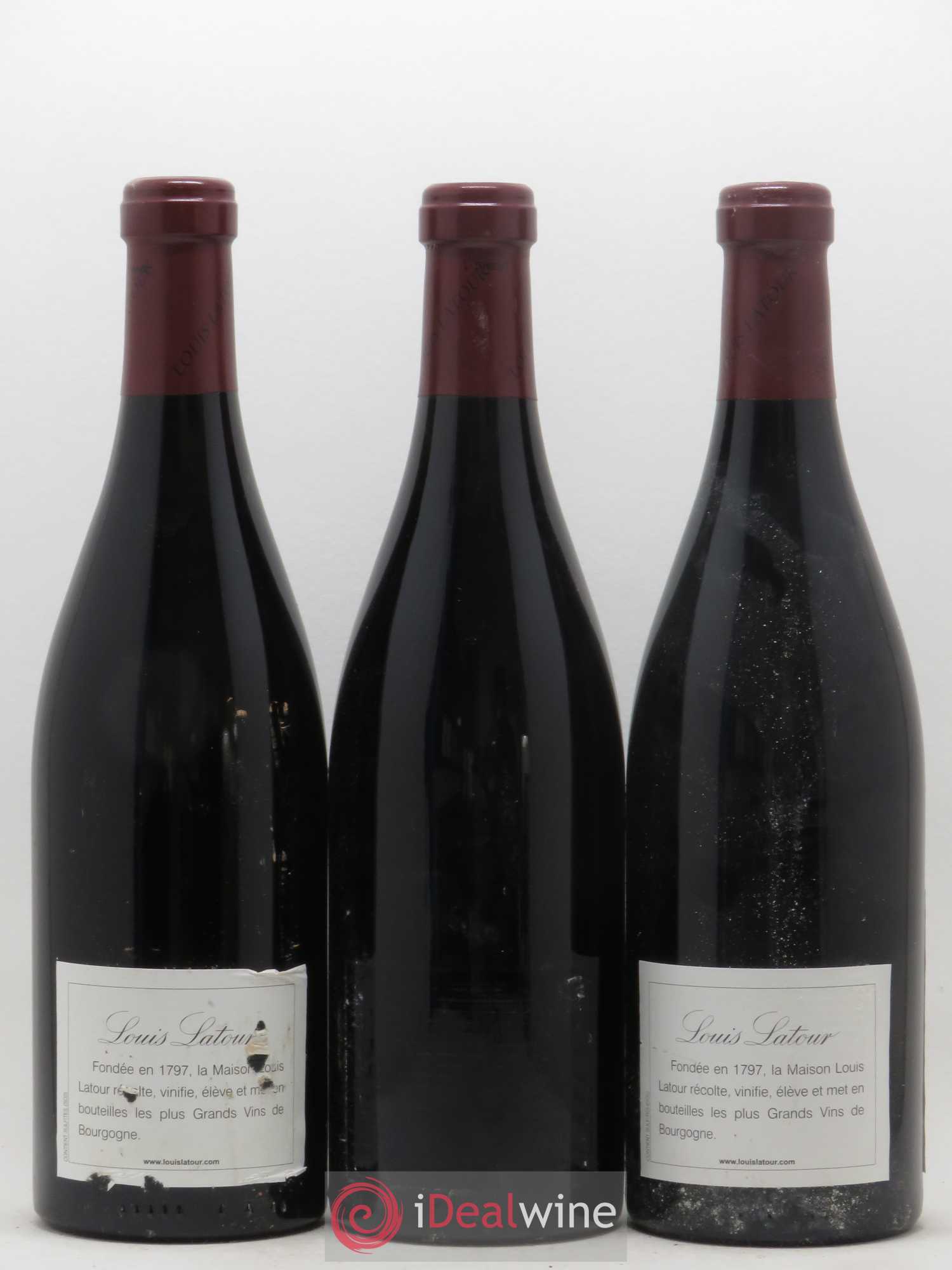 Chambertin Grand Cru Cuvée Héritiers Latour Louis Latour 2003 - Lot de 3 bouteilles - 1