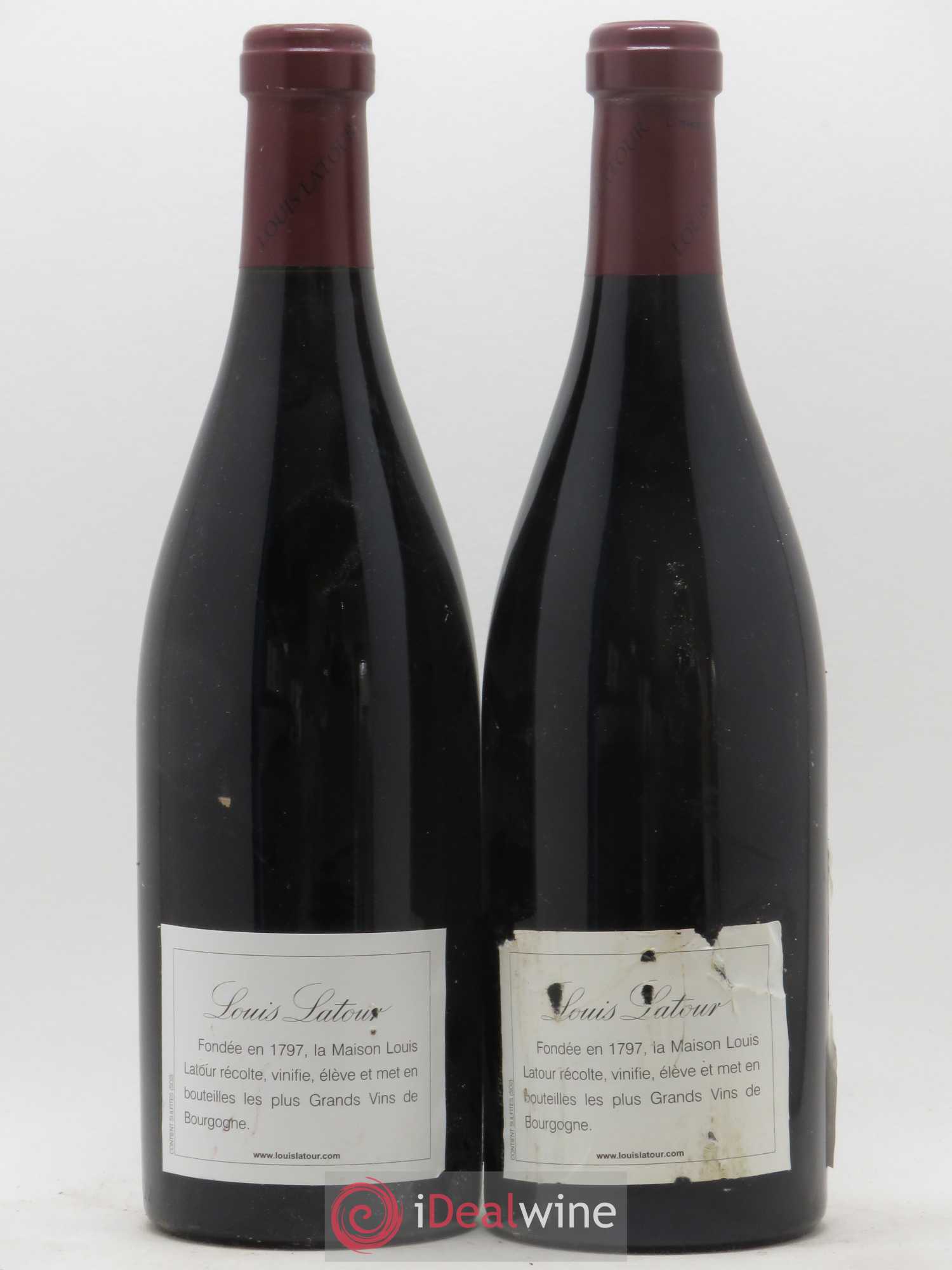 Chambertin Grand Cru Cuvée Héritiers Latour Louis Latour 2003 - Lot de 2 bouteilles - 1