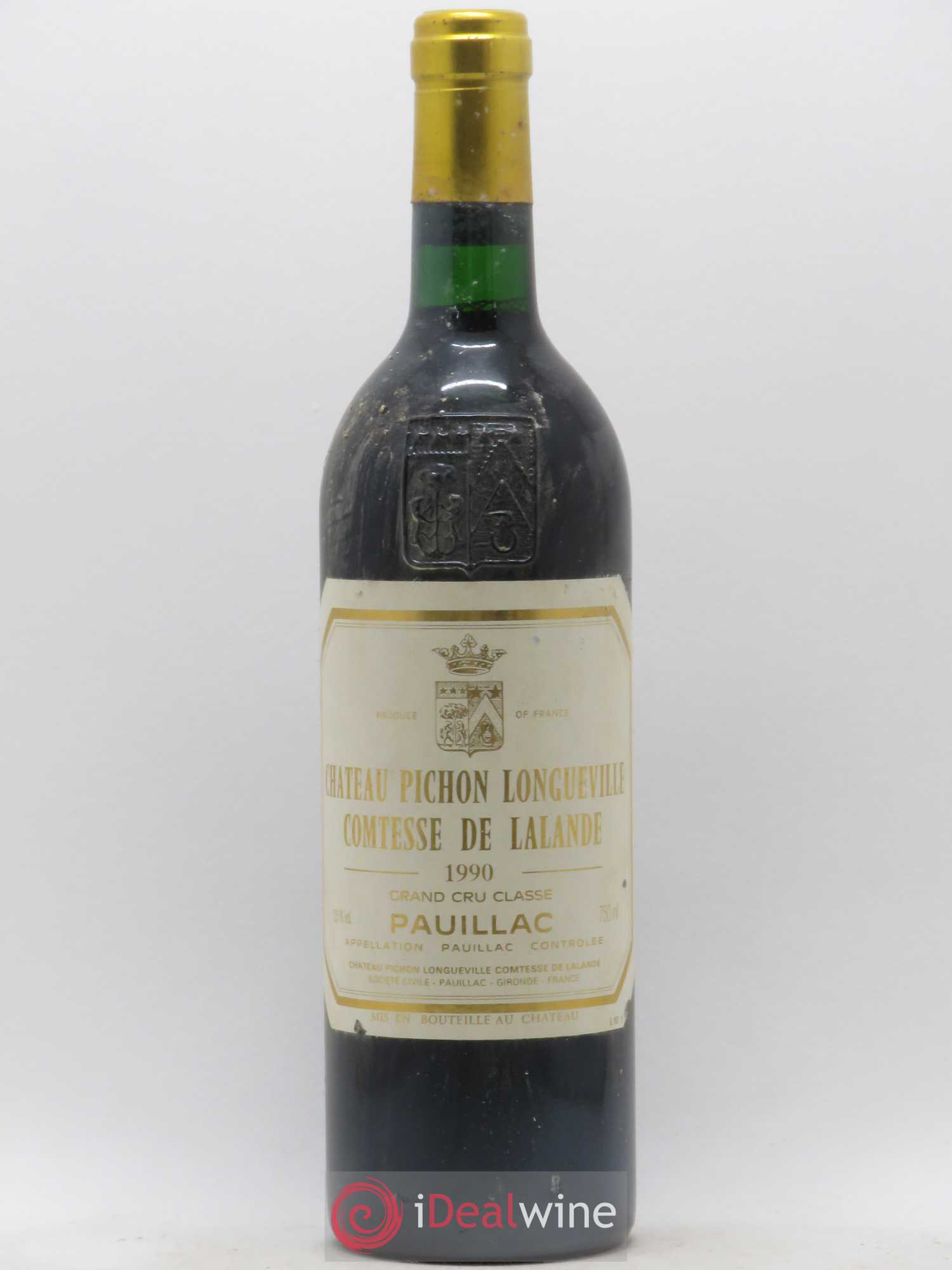 Château Pichon Longueville Comtesse de Lalande 2ème Grand Cru Classé 1990 - Lot de 1 bouteille - 0