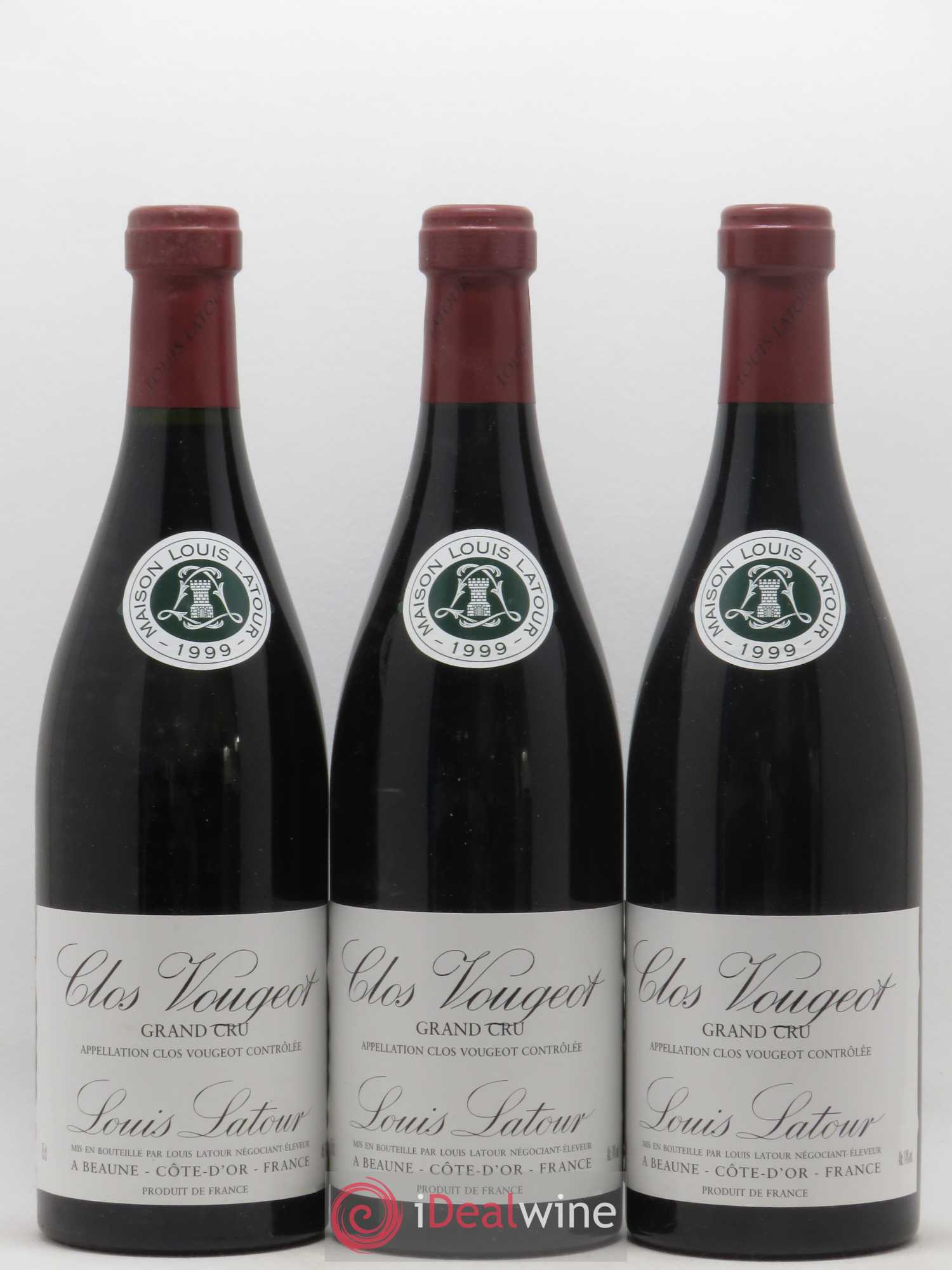 Clos de Vougeot Grand Cru Louis Latour 1999 - Lot de 12 bouteilles - 2