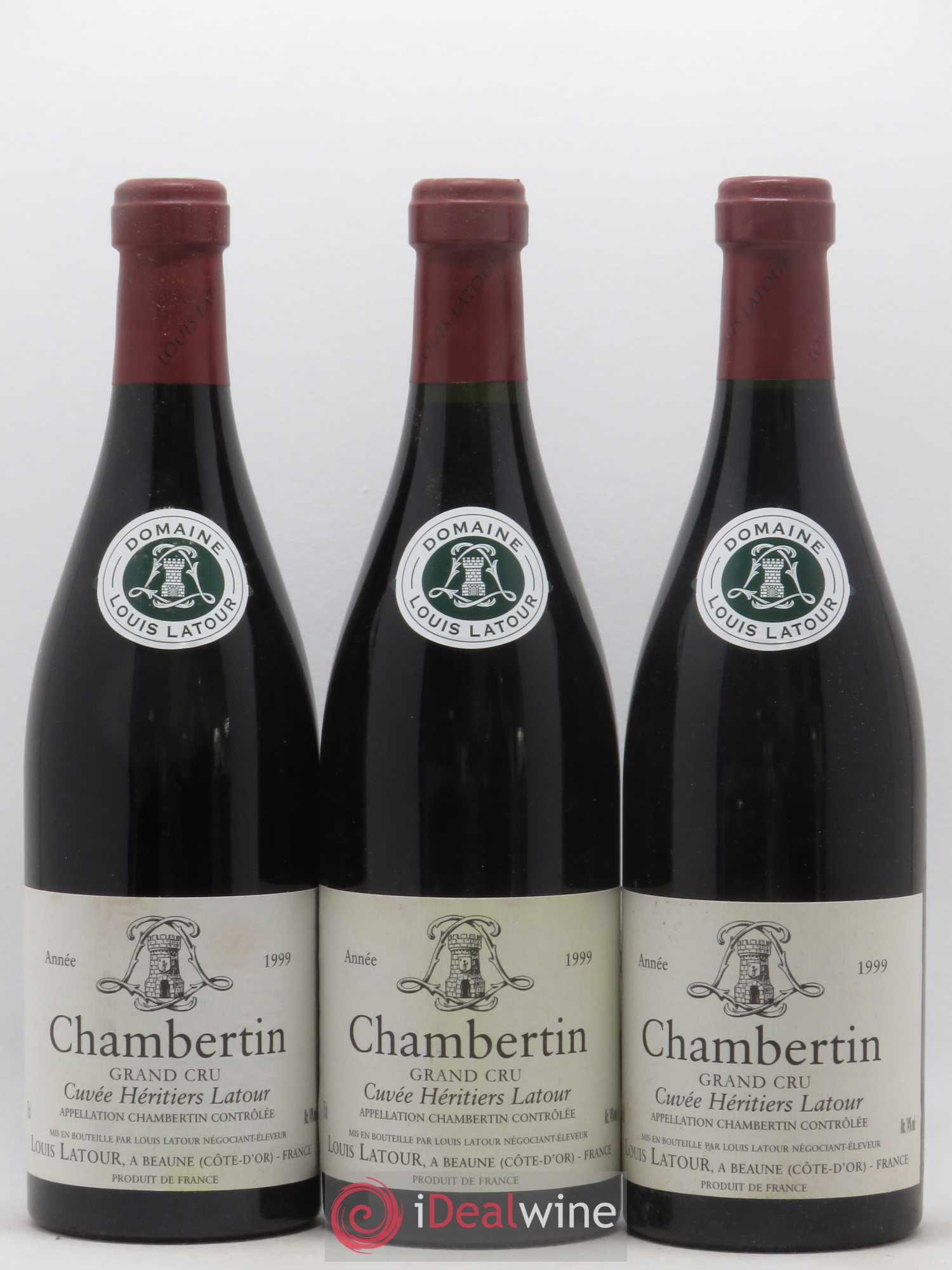 Chambertin Grand Cru Cuvée Héritiers Latour Louis Latour 1999 - Lot de 6 bouteilles - 2