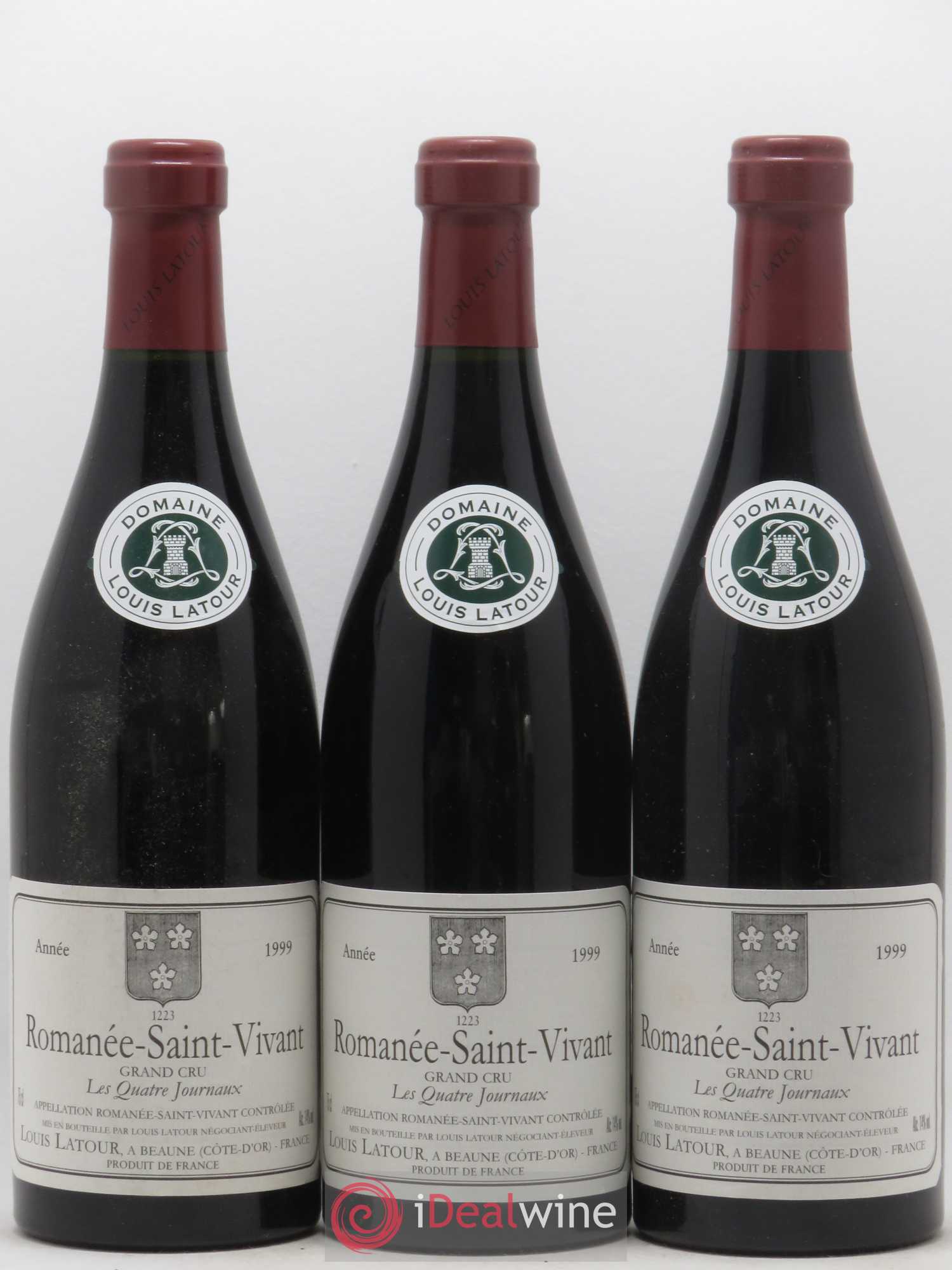 Romanée-Saint-Vivant Grand Cru Les Quatre Journaux Louis Latour 1999 - Lot de 6 bouteilles - 1