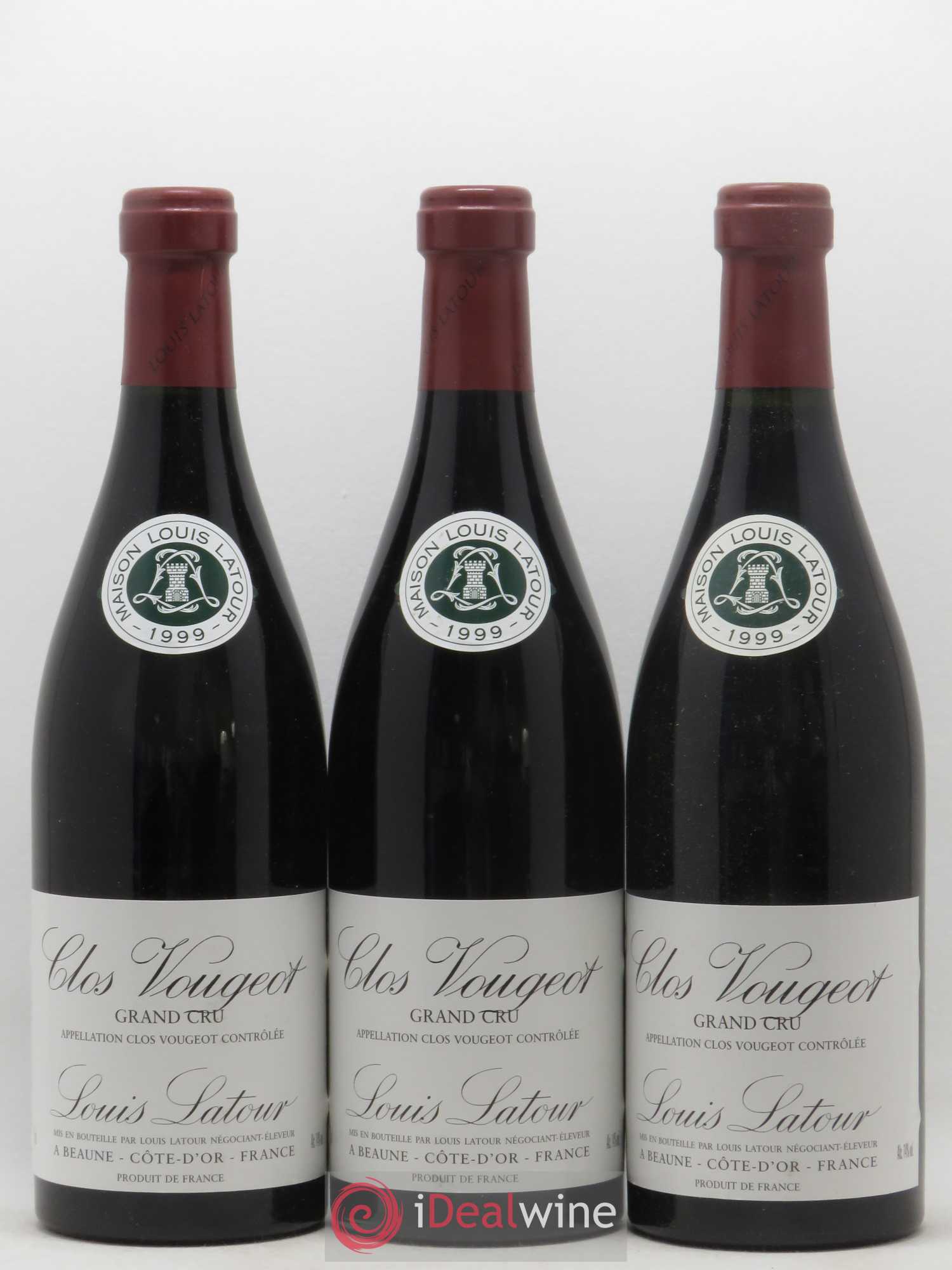 Clos de Vougeot Grand Cru Louis Latour 1999 - Lot de 6 bouteilles - 2