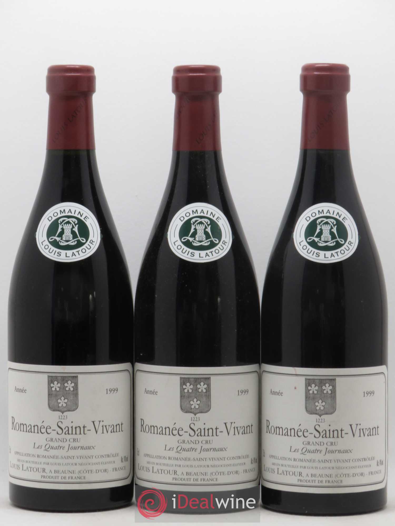 Romanée-Saint-Vivant Grand Cru Les Quatre Journaux Louis Latour 1999 - Lot de 12 bouteilles - 1