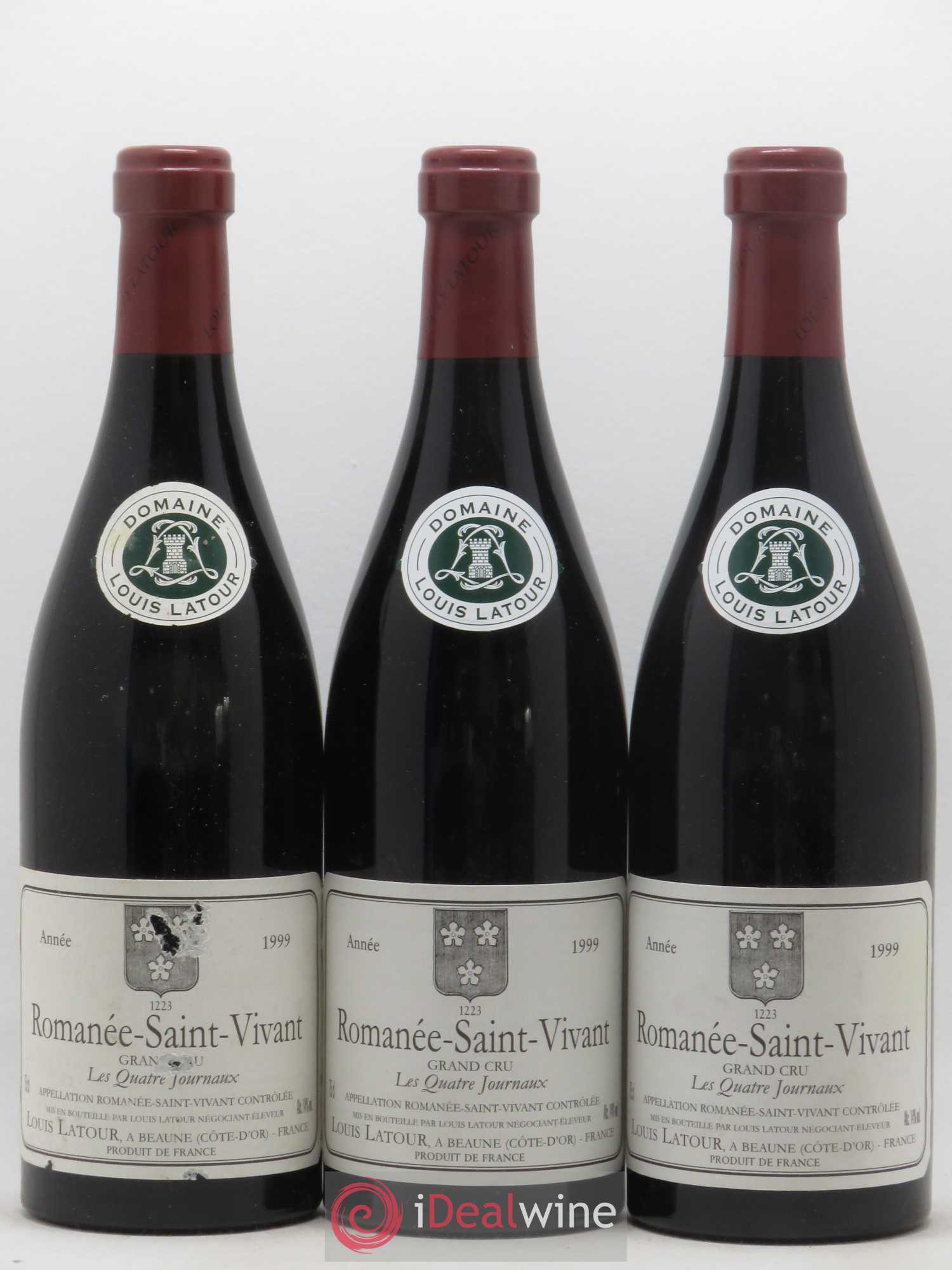 Romanée-Saint-Vivant Grand Cru Les Quatre Journaux Louis Latour 1999 - Lot de 12 bouteilles - 2