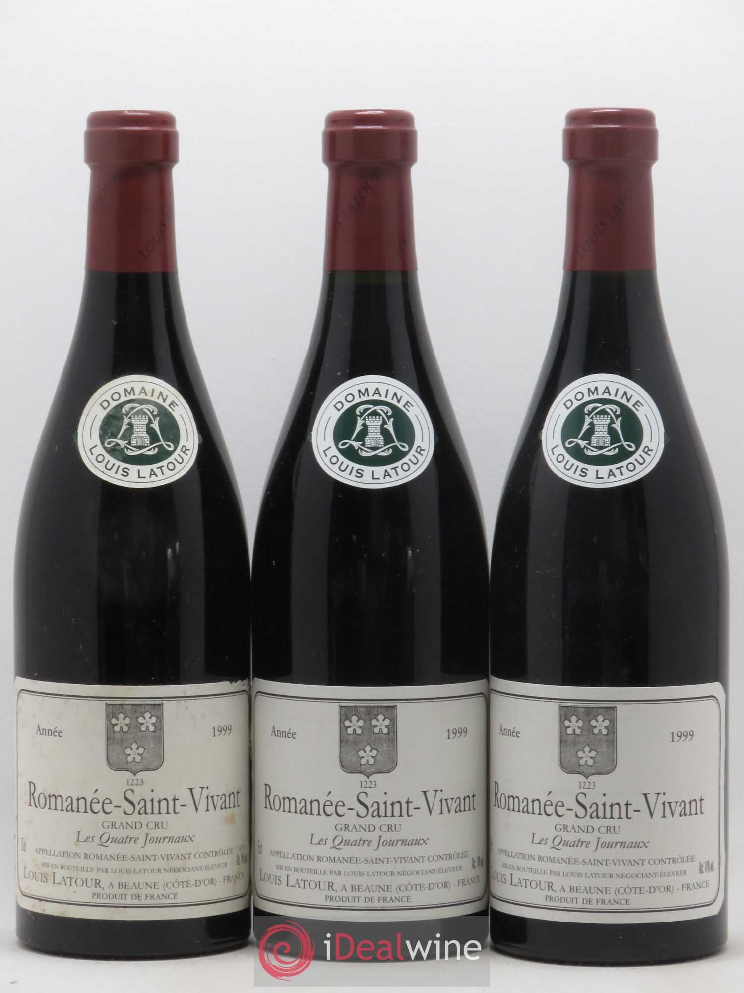 Romanée-Saint-Vivant Grand Cru Les Quatre Journaux Louis Latour 1999 - Lot de 12 bouteilles - 3