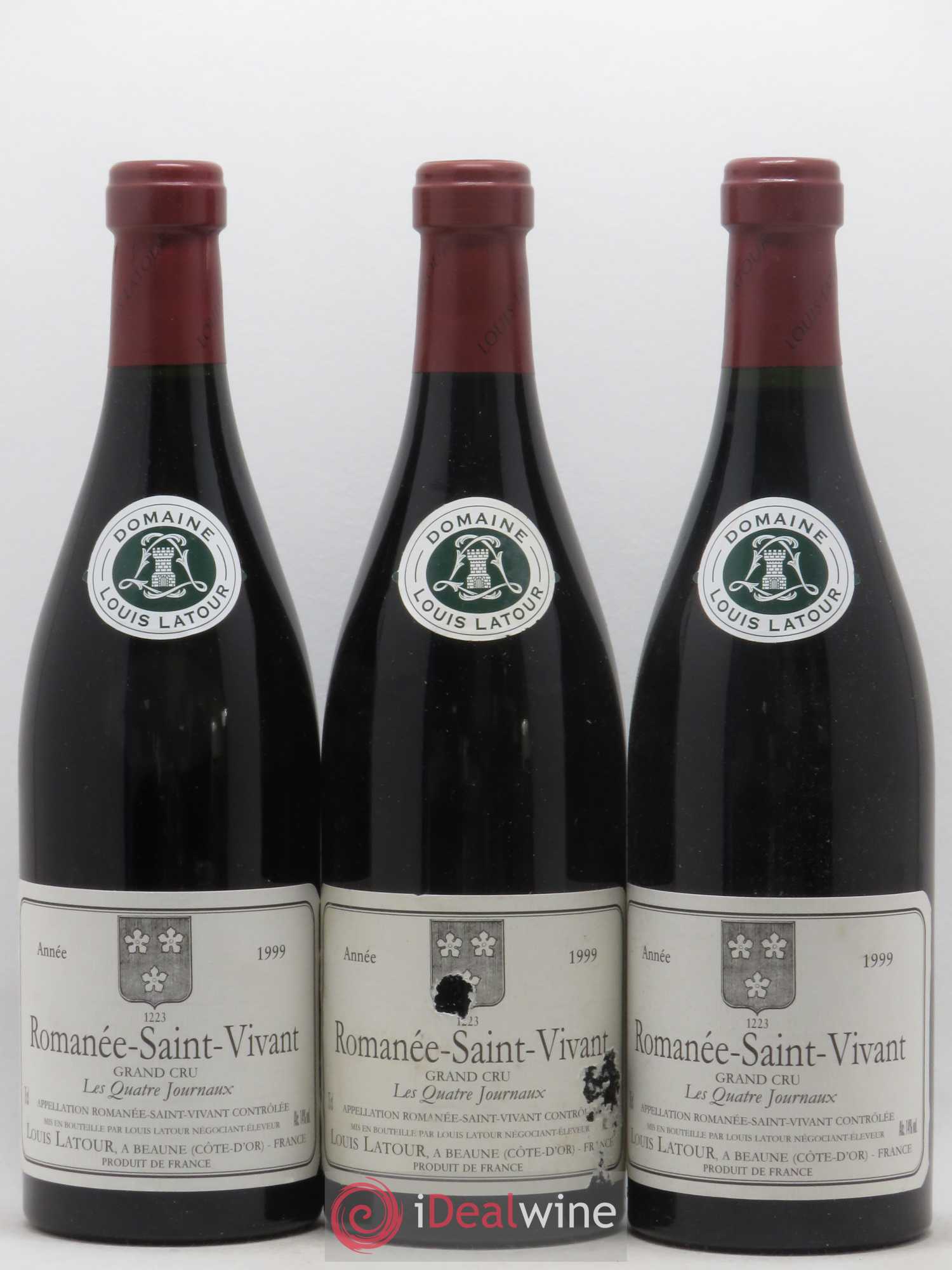 Romanée-Saint-Vivant Grand Cru Les Quatre Journaux Louis Latour 1999 - Lot de 12 bouteilles - 4