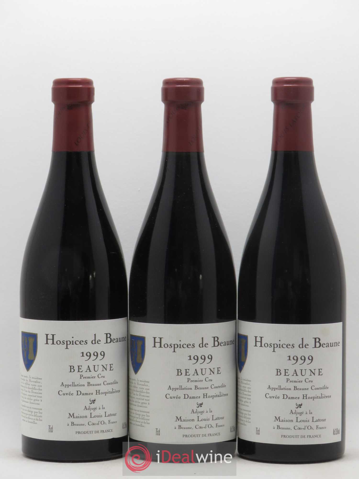 Beaune 1er Cru Hospices de Beaune Cuvée des Dames Hospitalieres Latour 1999 - Posten von 12 Flaschen - 1