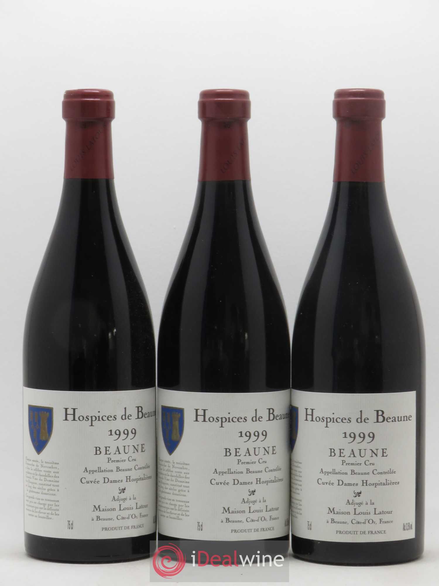 Beaune 1er Cru Hospices de Beaune Cuvée des Dames Hospitalieres Latour 1999 - Posten von 12 Flaschen - 2