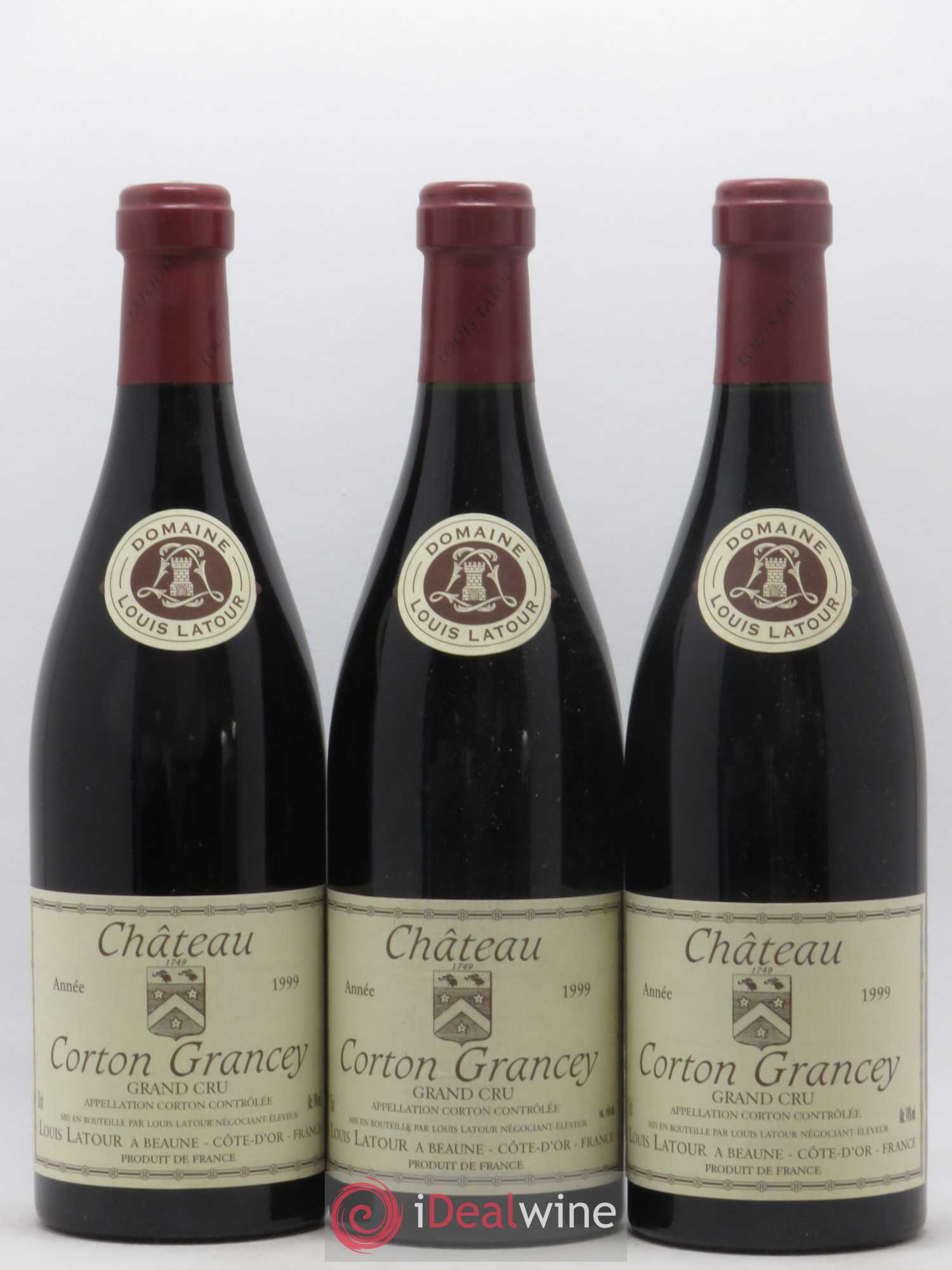 Corton Grand Cru Château Corton Grancey Louis Latour 1999 - Lot de 12 bouteilles - 1