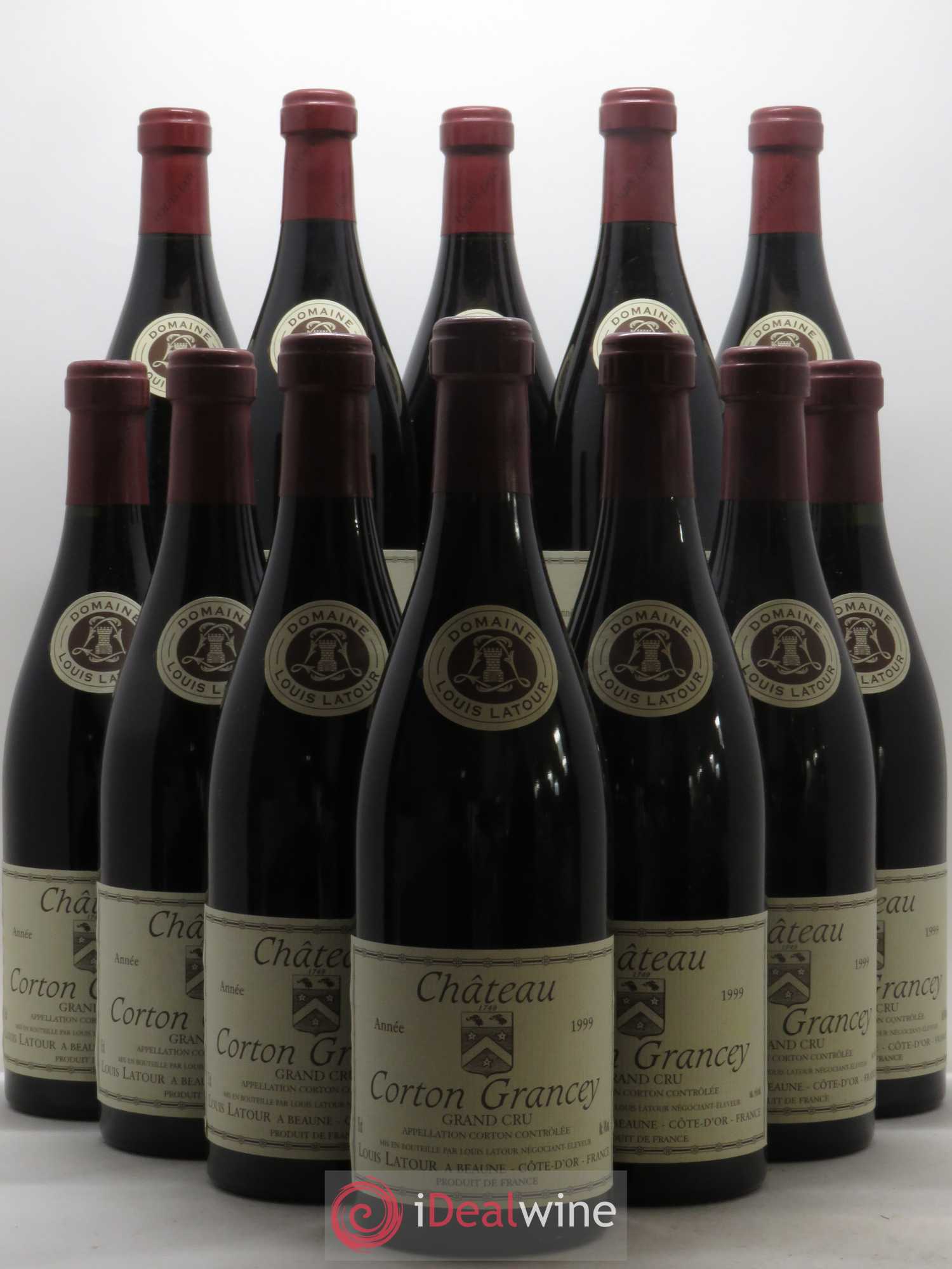 Corton Grand Cru Château Corton Grancey Louis Latour 1999 - Lot de 12 bouteilles - 0