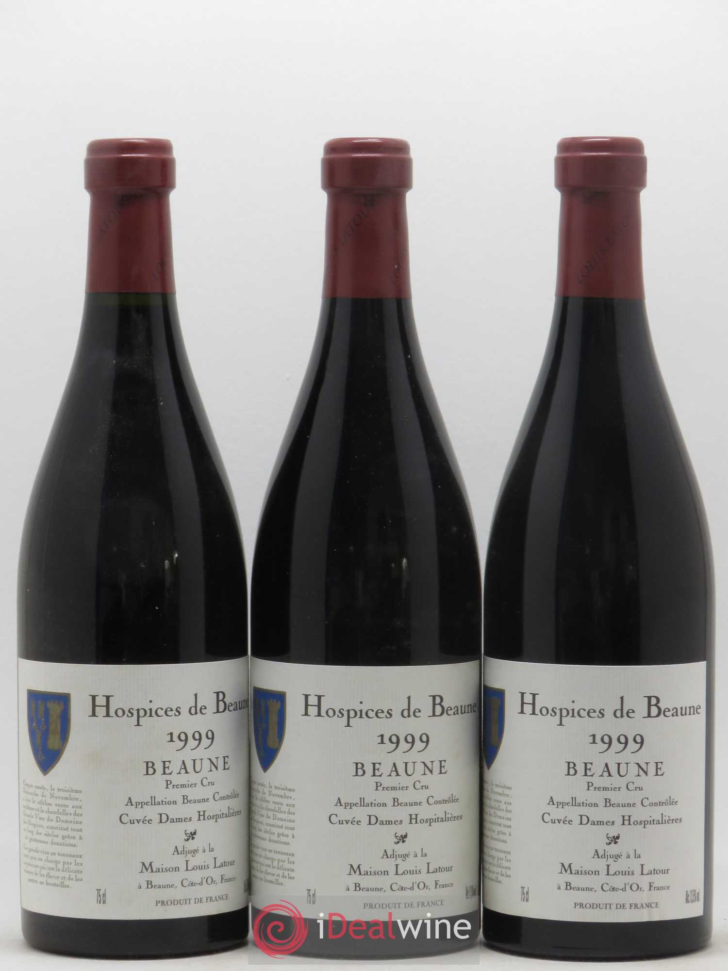Beaune 1er Cru Hospices de Beaune Cuvée des Dames Hospitalieres Latour 1999 - Posten von 6 Flaschen - 2