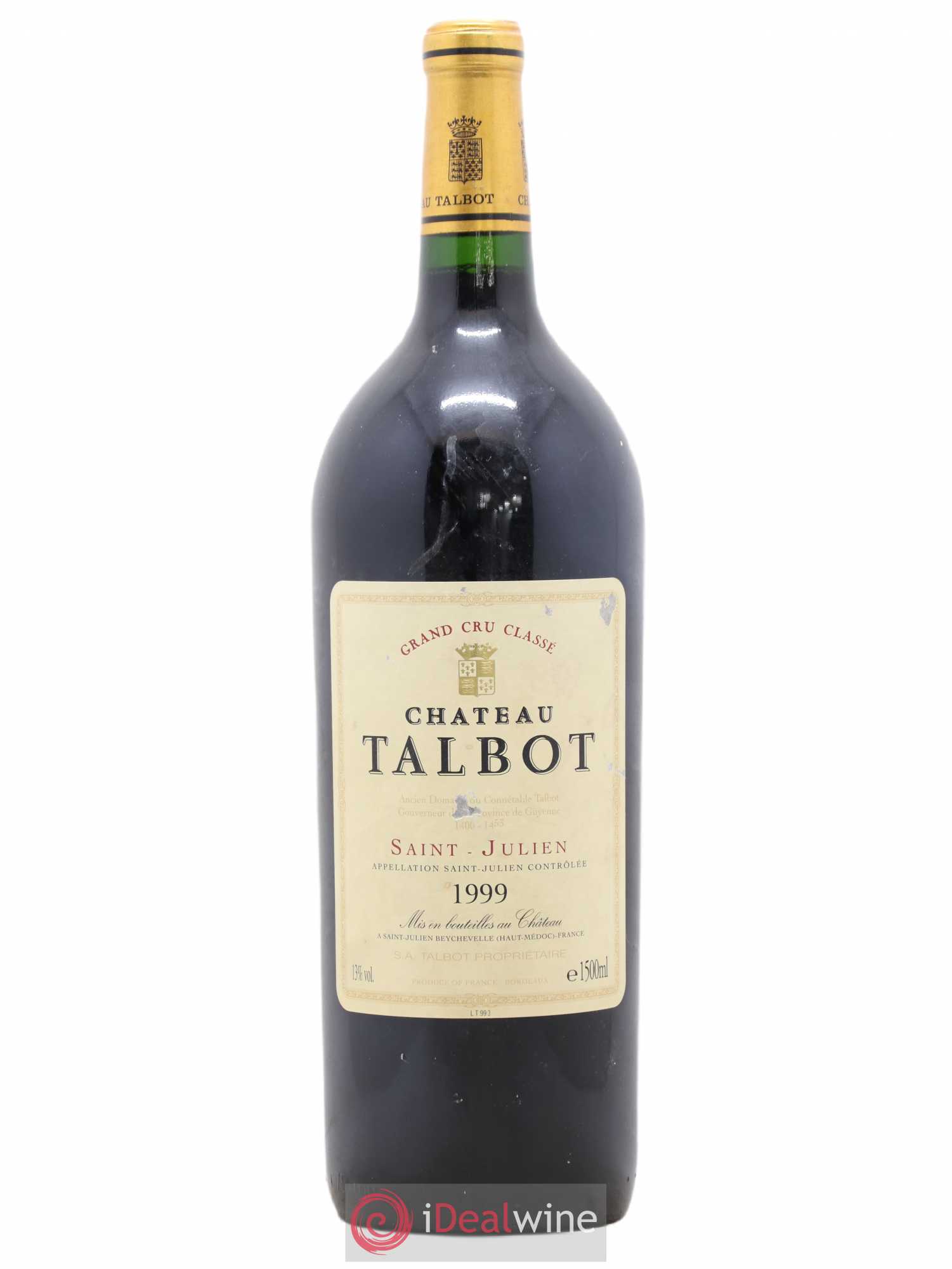 Château Talbot 4ème Grand Cru Classé 1999 - Lot de 1 magnum - 0