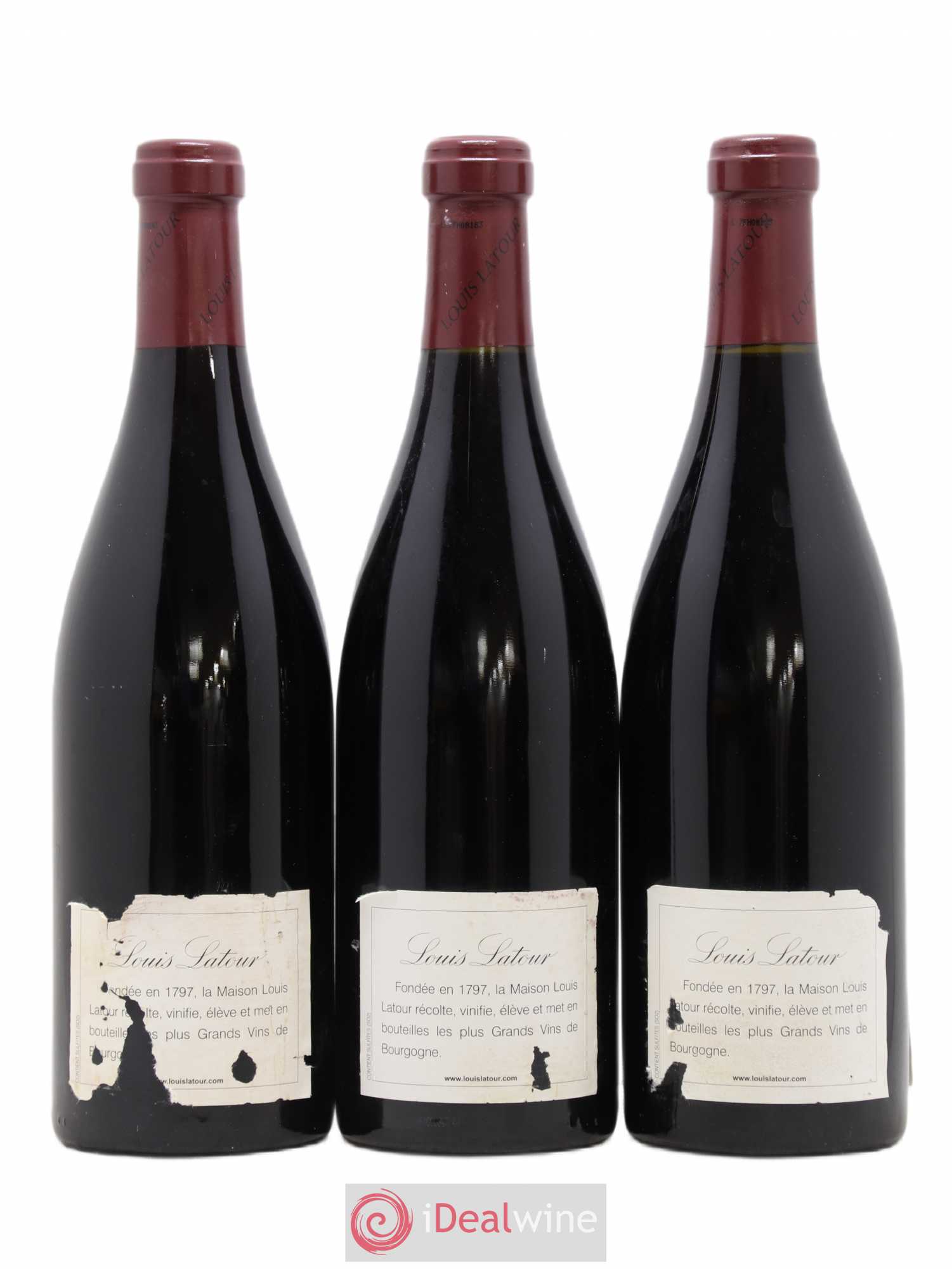 Chambertin Grand Cru Cuvée Héritiers Latour Louis Latour 2003 - Lotto di 3 bottiglie - 1