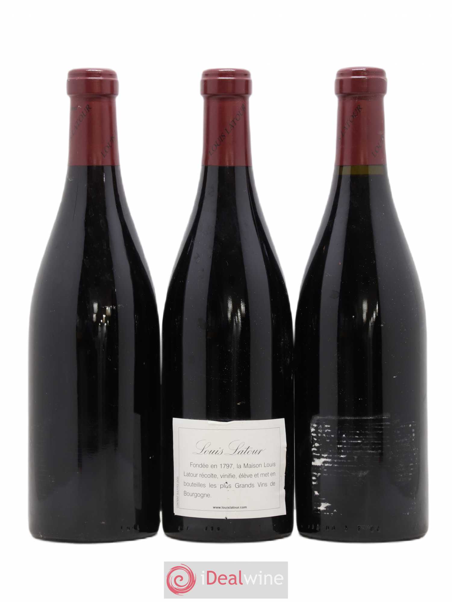 Chambertin Grand Cru Cuvée Héritiers Latour Louis Latour 2003 - Lot de 3 bouteilles - 1