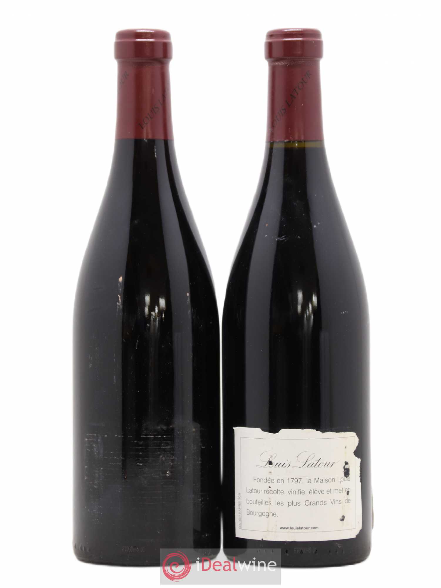 Chambertin Grand Cru Cuvée Héritiers Latour Louis Latour 2003 - Lot de 2 bouteilles - 1