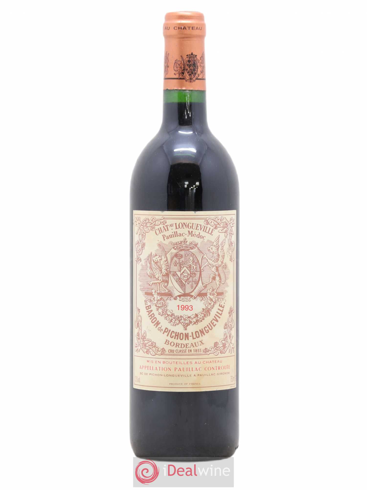 Pichon Longueville Baron 2ème Grand Cru Classé 1993 - Lot de 1 bouteille - 0
