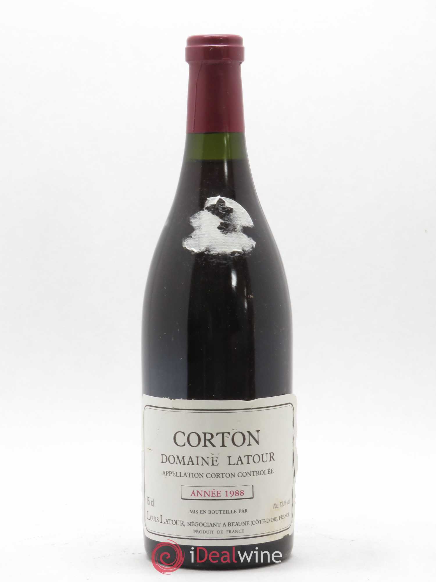 Corton Grand Cru Louis Latour 1988 - Lot de 1 bouteille - 0