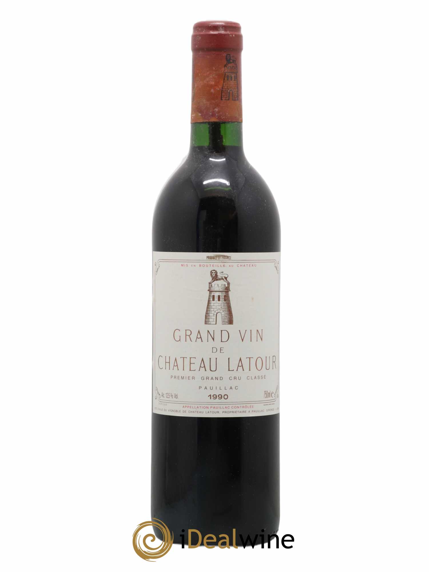 Château Latour 1er Grand Cru Classé 1990 - Lot de 1 bouteille - 0