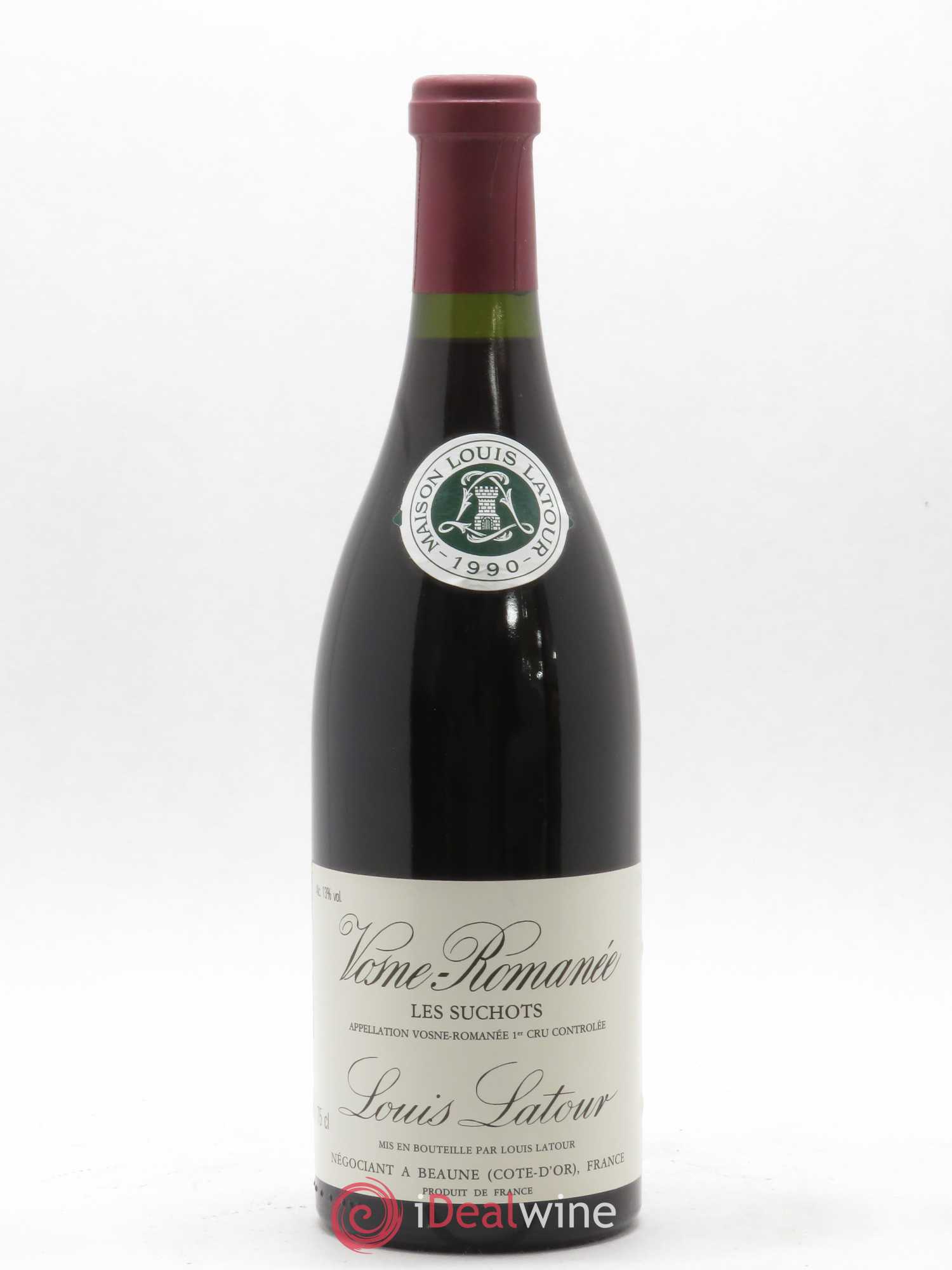 Vosne-Romanée 1er Cru Les Suchots Louis Latour 1990 - Posten von 1 Flasche - 0