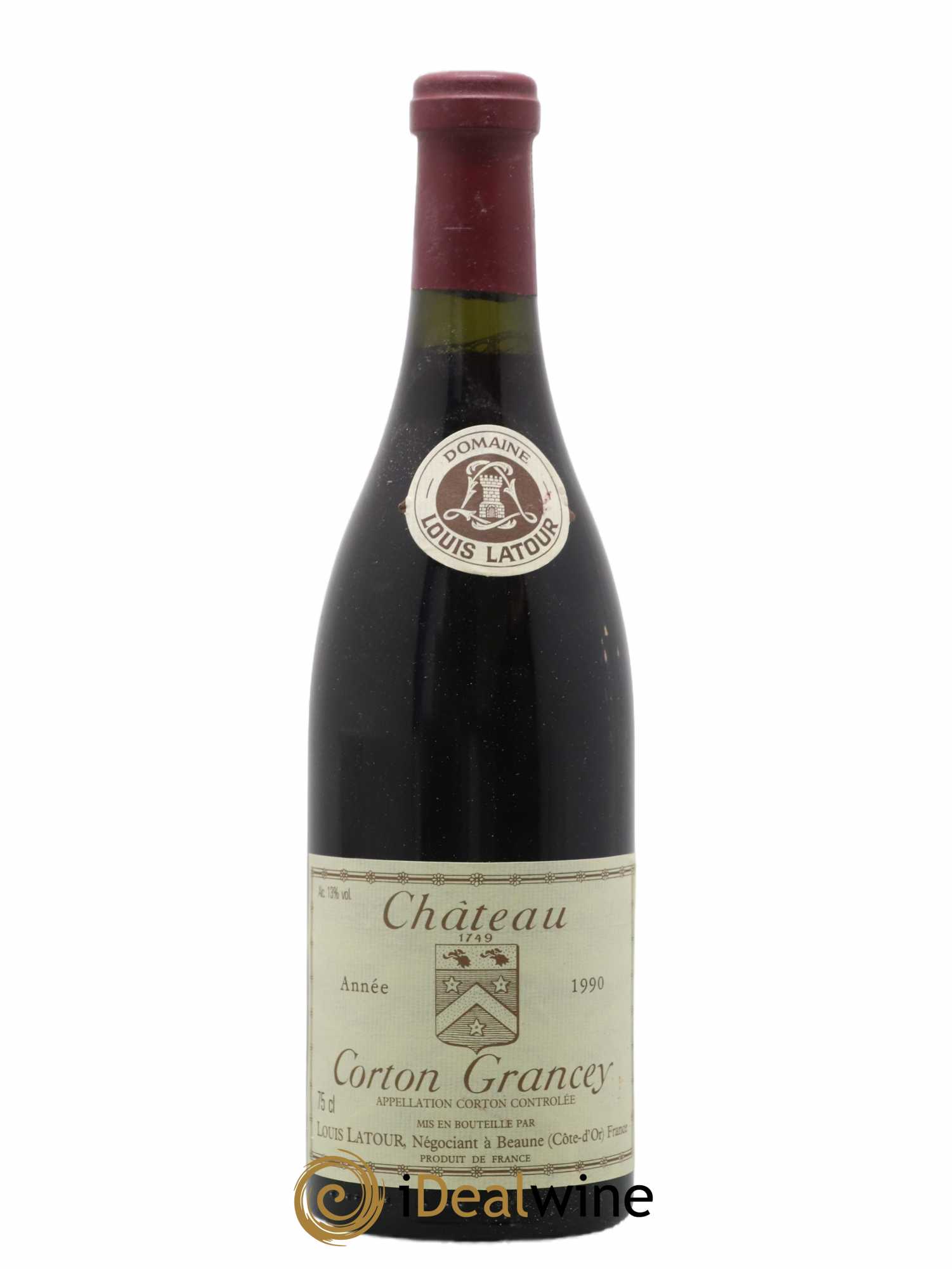Corton Grand Cru Château Corton Grancey Louis Latour 1990 - Lot de 1 bouteille - 0