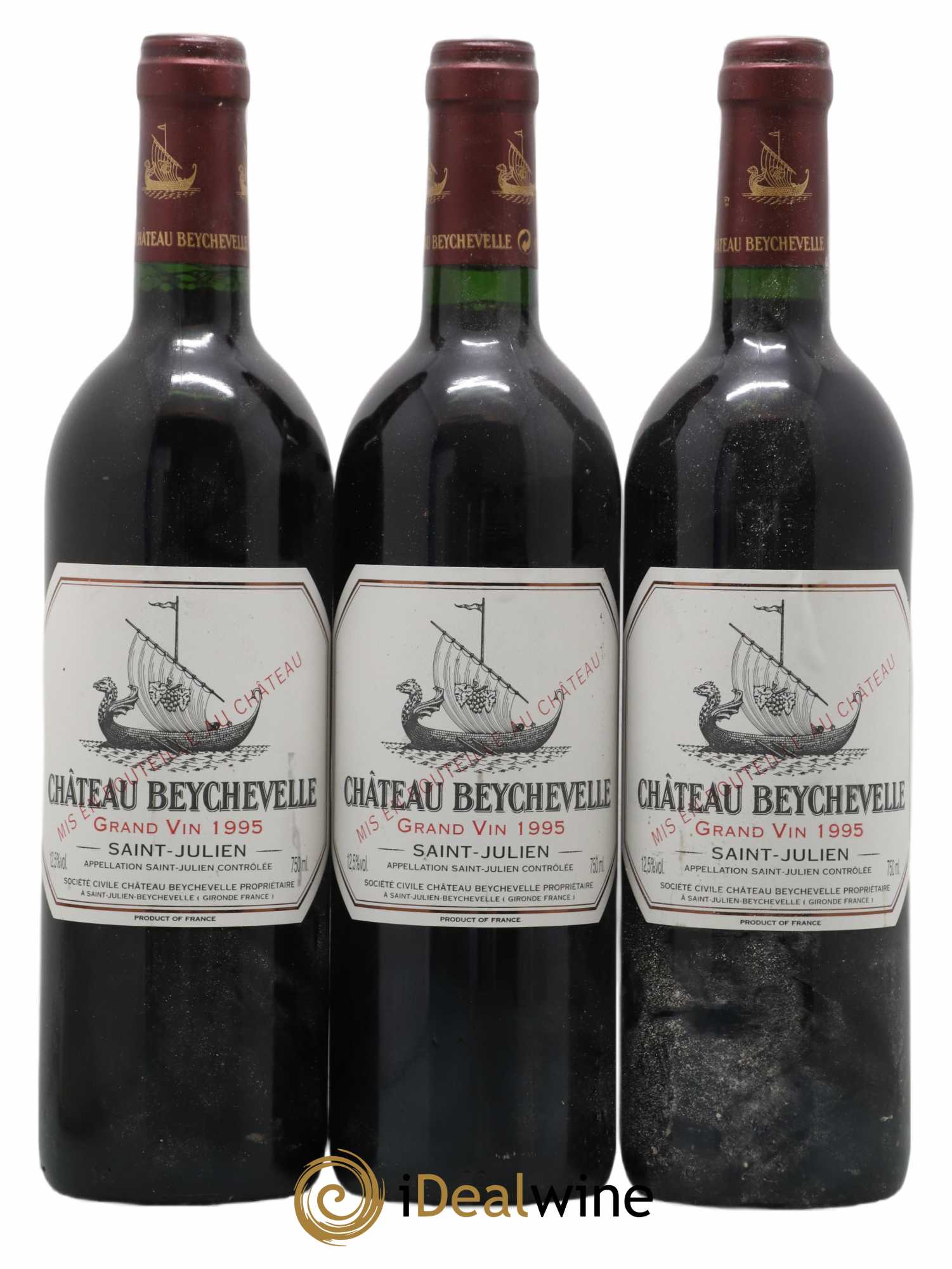 Château Beychevelle 4ème Grand Cru Classé 1995 - Lot de 6 bouteilles - 2