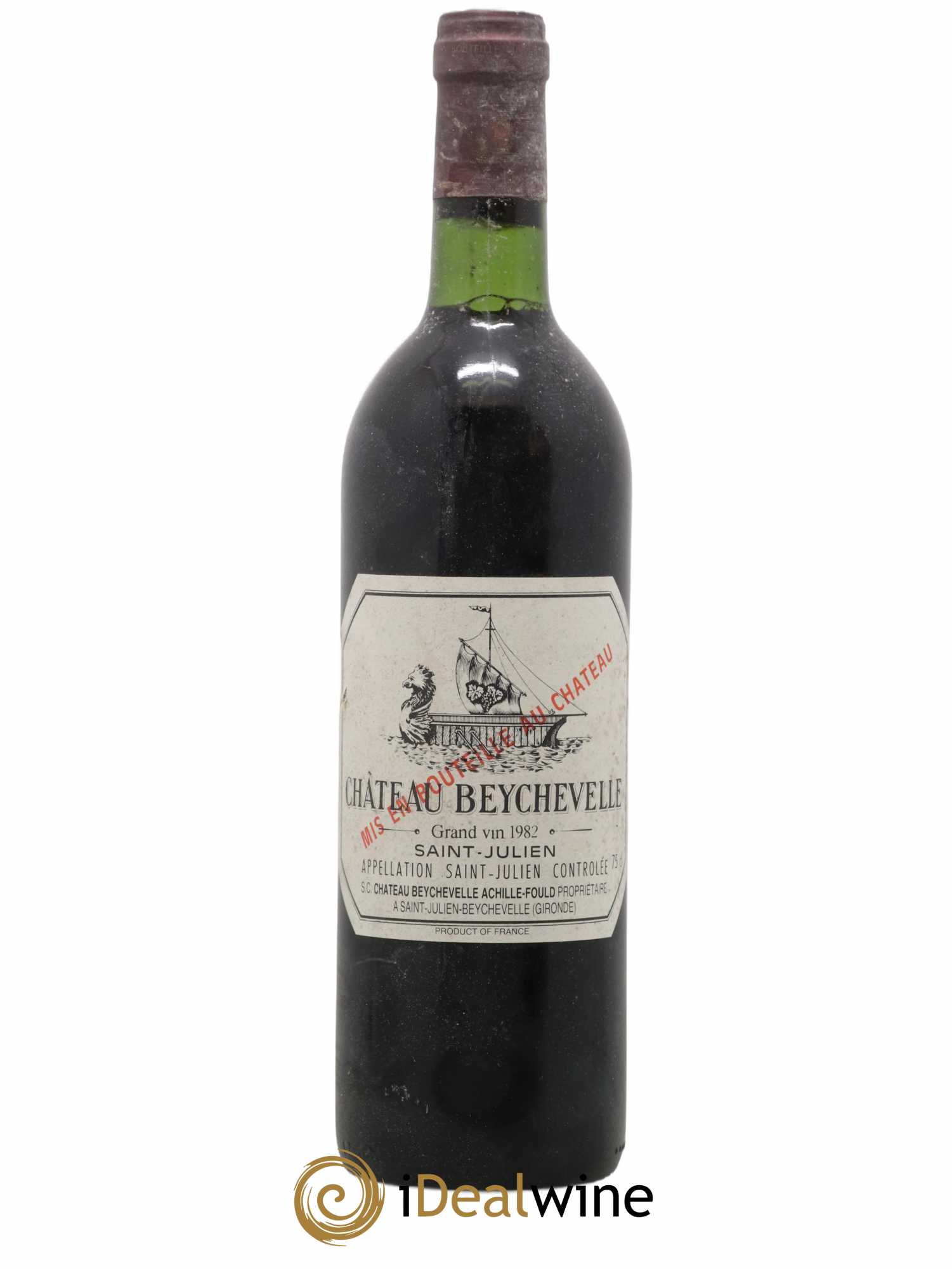 Château Beychevelle 4ème Grand Cru Classé 1982 - Lot de 1 bouteille - 0