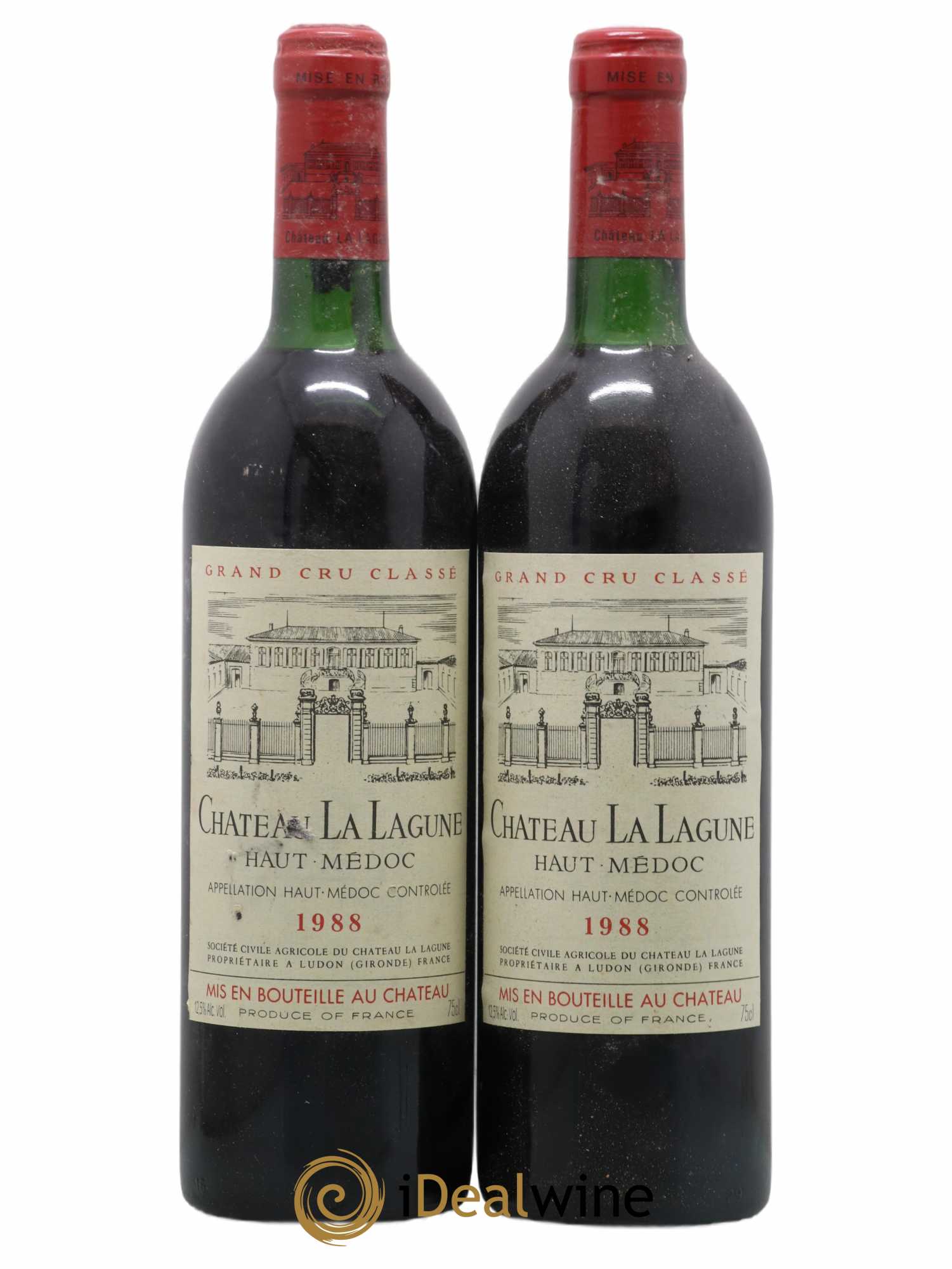 Château la Lagune 3ème Grand Cru Classé 1988 - Lot de 2 bouteilles - 0