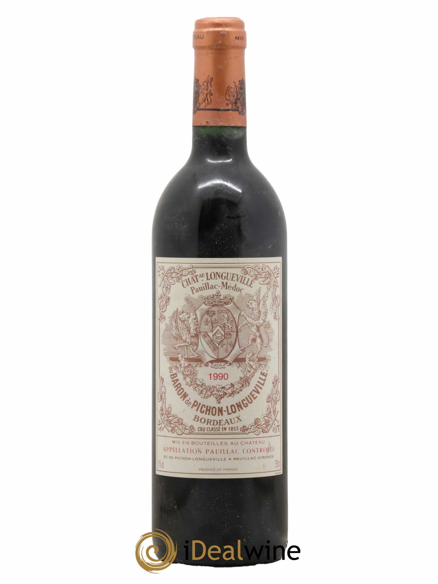 Pichon Longueville Baron 2ème Grand Cru Classé 1990 - Lot de 1 bouteille - 0