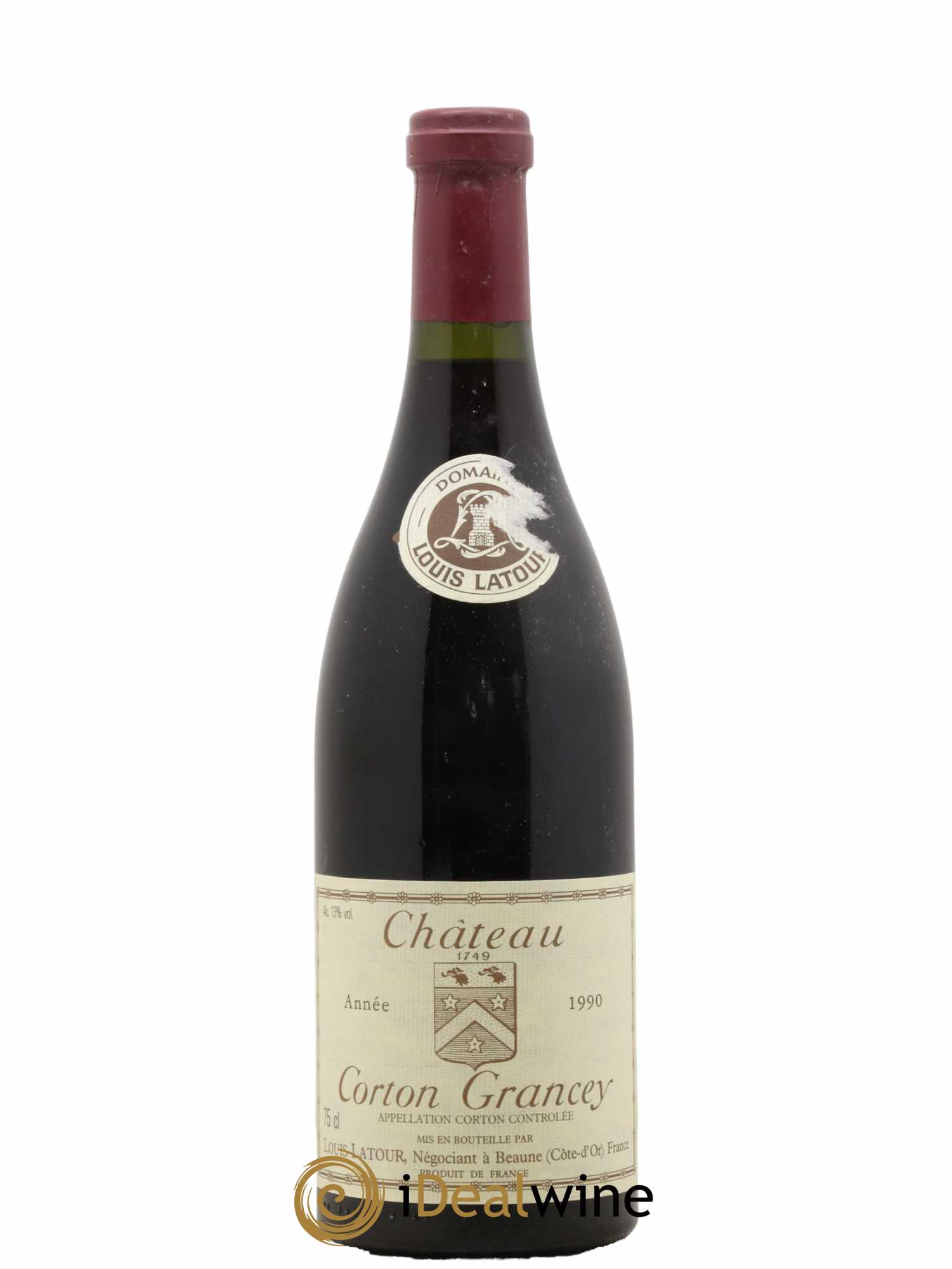 Corton Grand Cru Château Corton Grancey Louis Latour 1990 - Lot de 1 bouteille - 0