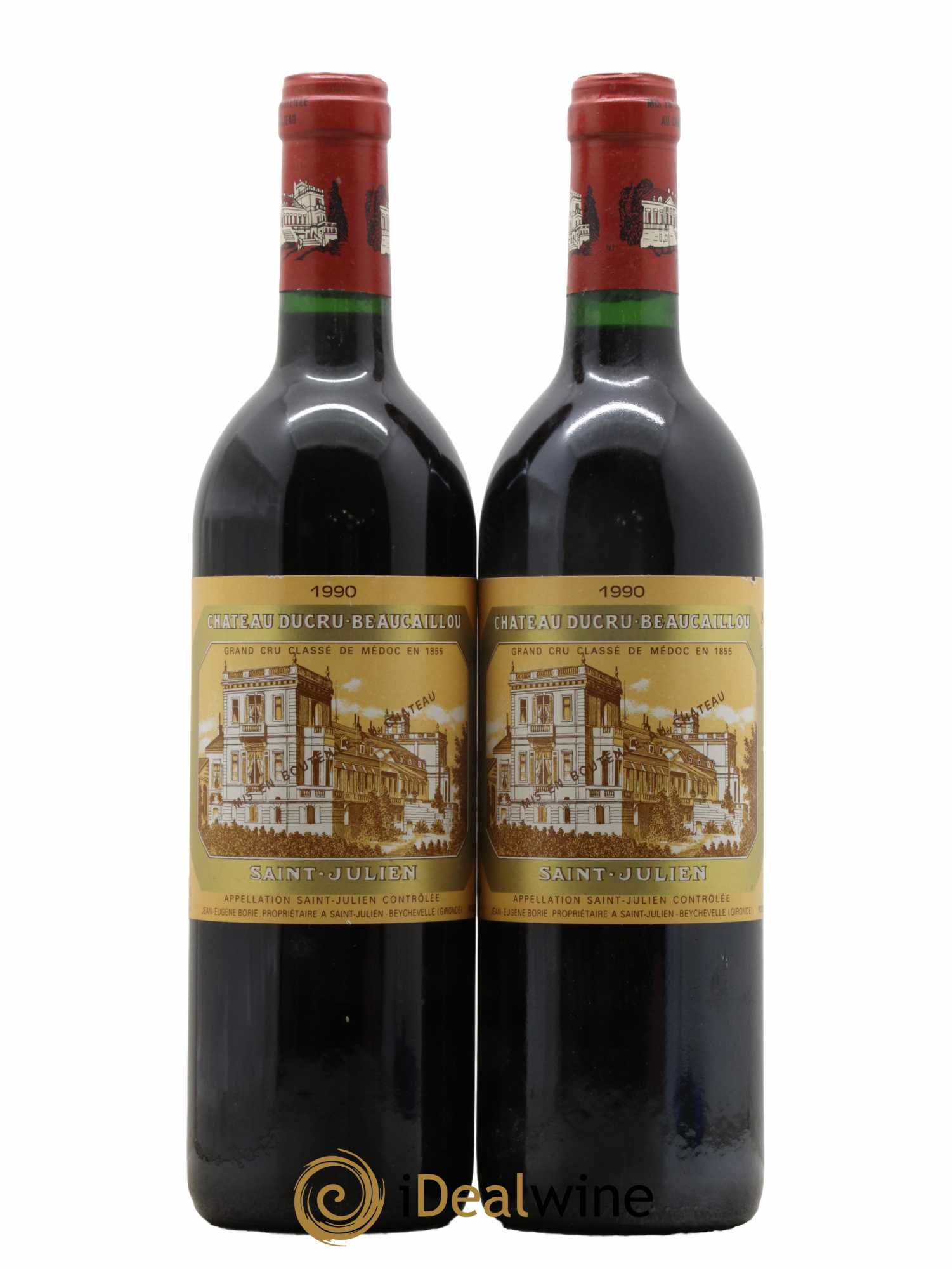 Château Ducru Beaucaillou 2ème Grand Cru Classé 1990 - Lot de 2 bouteilles - 0