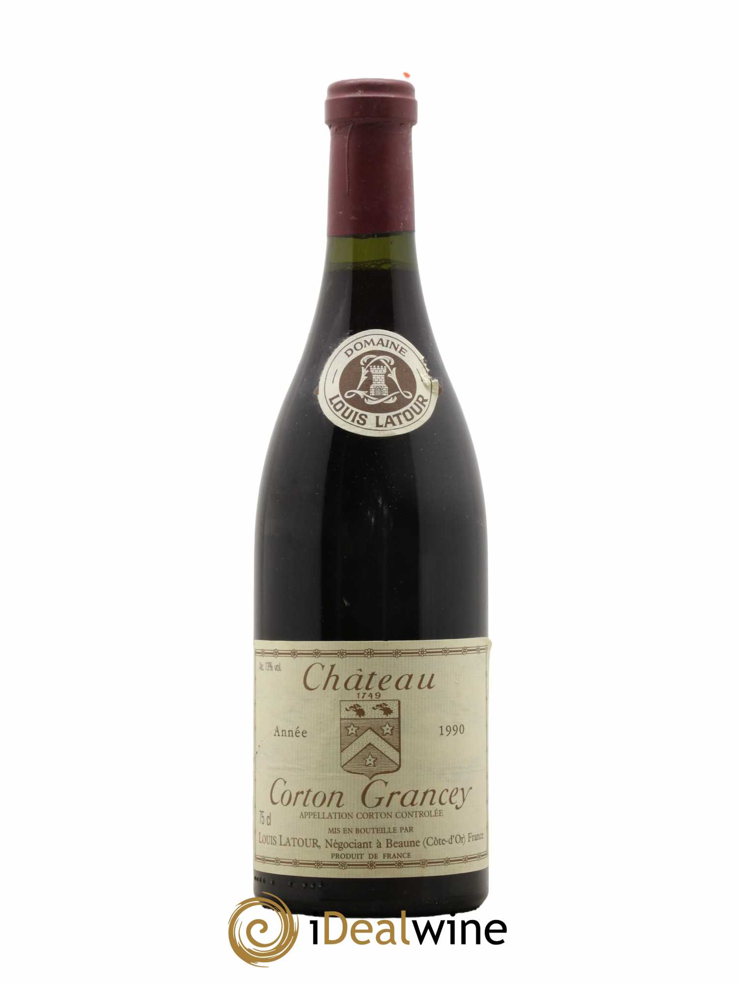 Corton Grand Cru Château Corton Grancey Louis Latour 1990 - Lot de 1 bouteille - 0