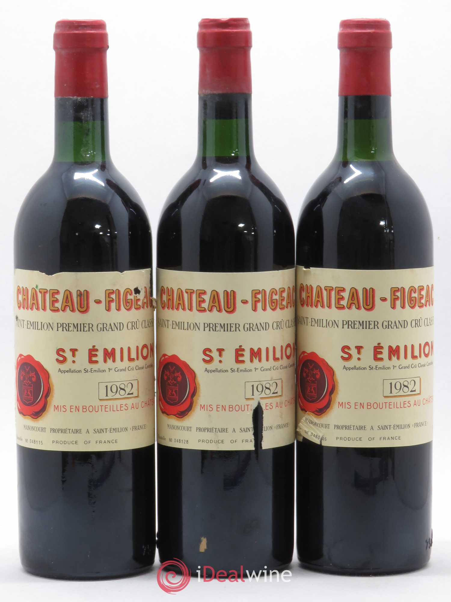 Château Figeac 1er Grand Cru Classé A 1982 - Lot de 6 bouteilles - 2