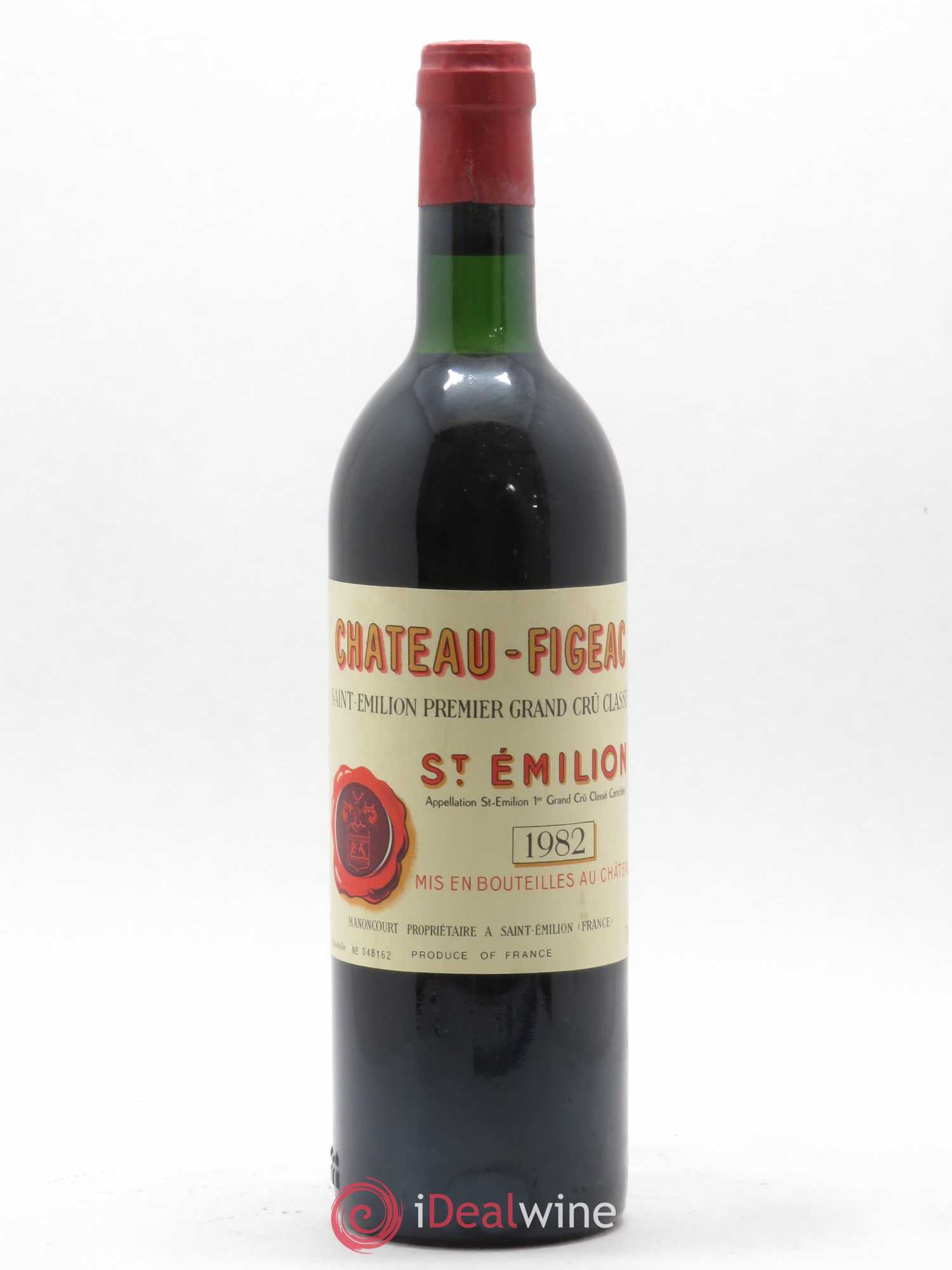 Château Figeac 1er Grand Cru Classé A 1982 - Lot de 1 bouteille - 0
