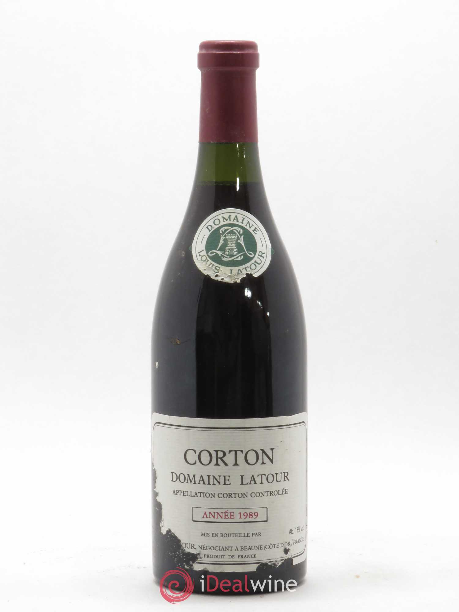 Corton Grand Cru Louis Latour 1989 - Lot de 1 bouteille - 0