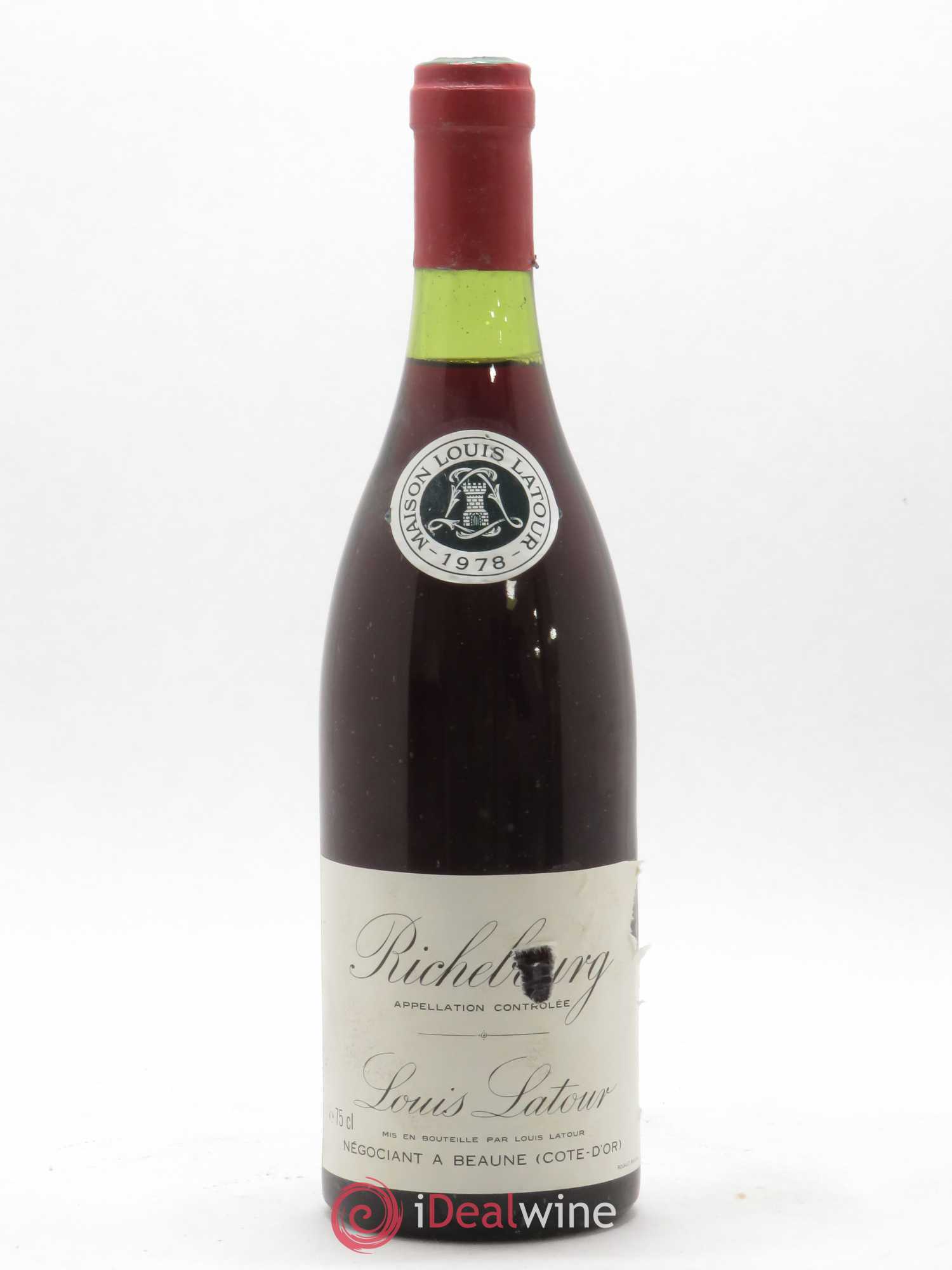 Richebourg Grand Cru Domaine Louis Latour 1978 - Lot de 1 bouteille - 0