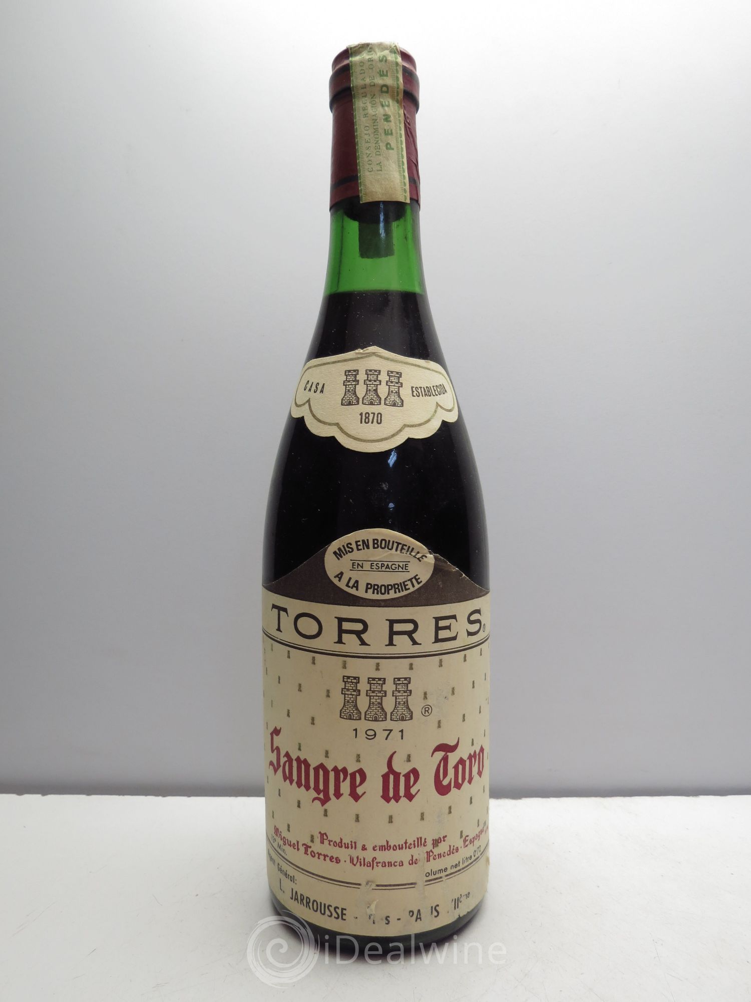 Espagne Sangre de Toro - Torres (sans prix de réserve / no reserve) 1971 - Posten von 1 Flasche - 0