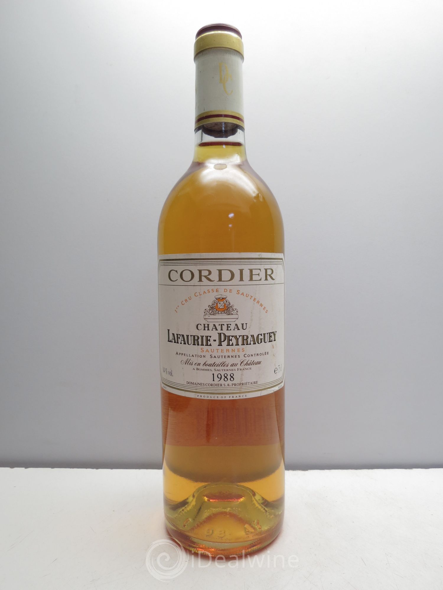 Château Lafaurie-Peyraguey 1er Grand Cru Classé (sans prix de réserve / no reserve) 1988 - Lotto di 1 bottiglia - 0
