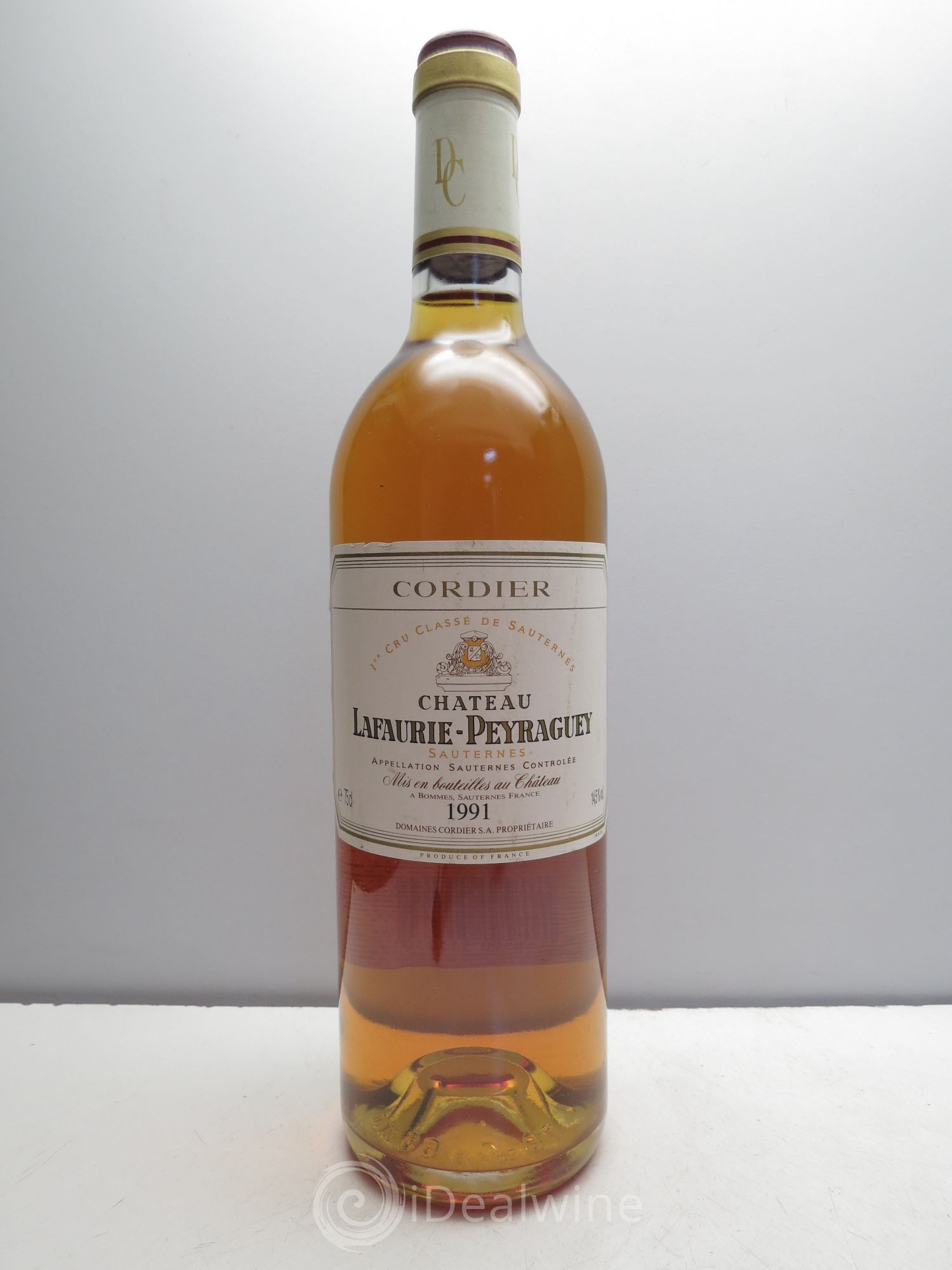 Château Lafaurie-Peyraguey 1er Grand Cru Classé (sans prix de réserve / no reserve) 1991 - Lotto di 1 bottiglia - 0