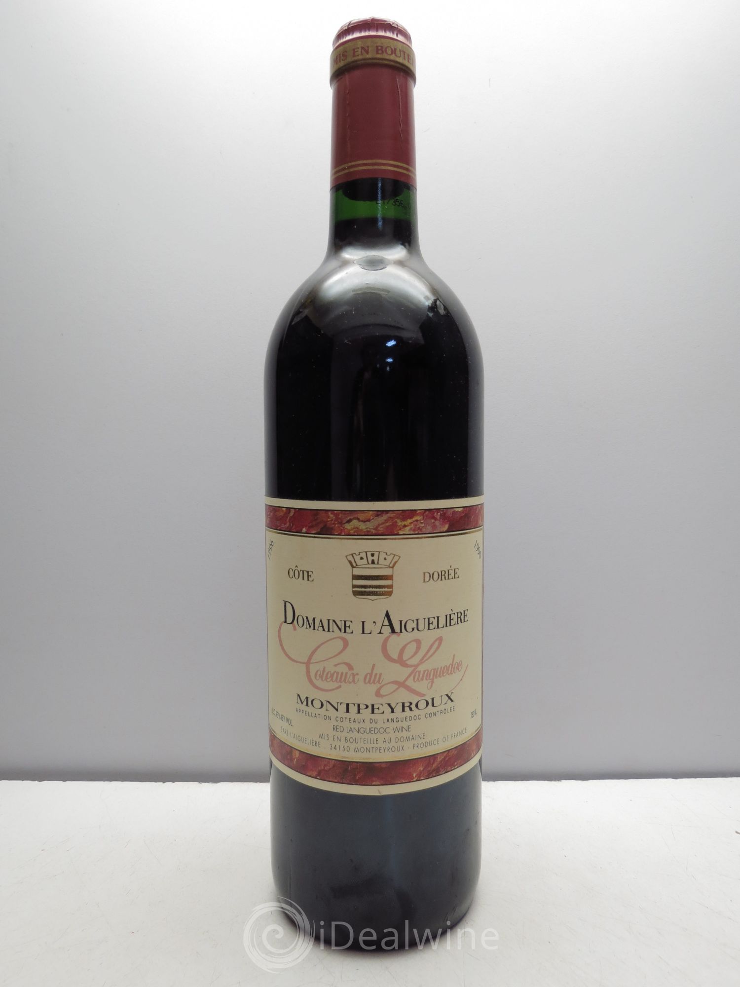 Languedoc Montpeyroux Domaine de l' Aiguelière Cote Dorée A. Commeyras (sans prix de réserve / no reserve) 1996 - Lot de 1 bouteille - 0