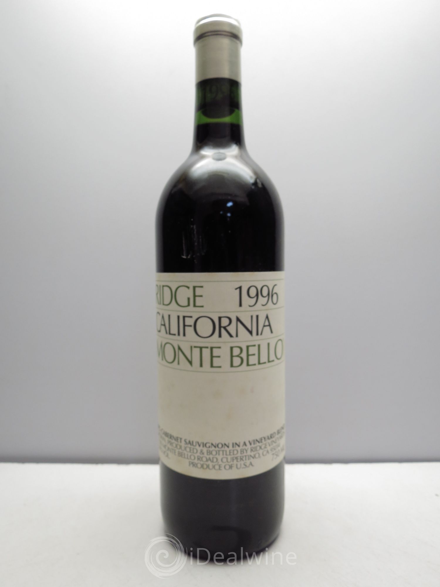 USA Ridge Montebello Californie 1996 - Lot de 1 bouteille - 0