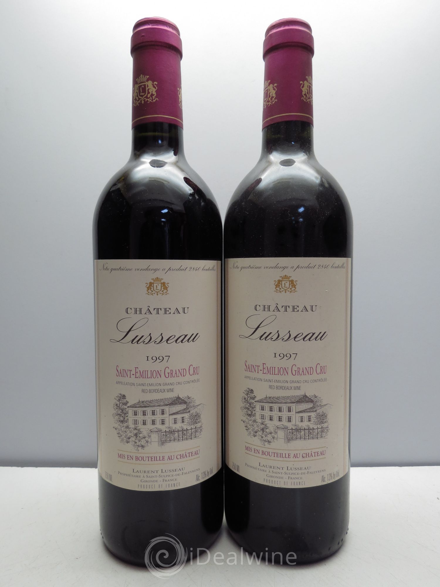 Saint-Émilion Château Lusseau (sans prix de réserve / no reserve) 1997 - Posten von 2 Flaschen - 0